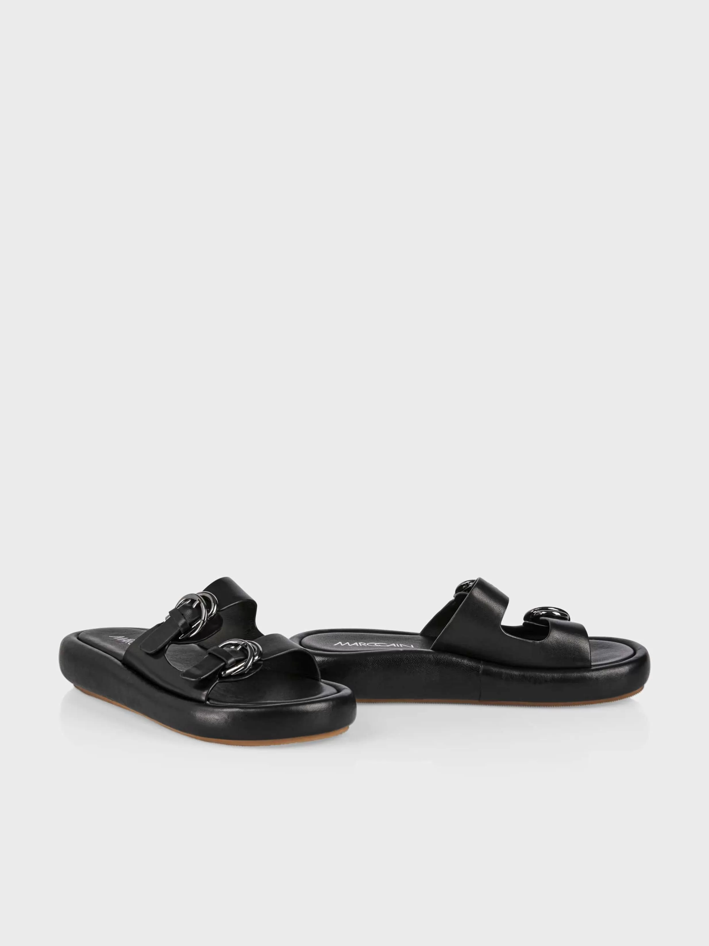 Cheap Marc Cain Mules mit dicker Sohle black