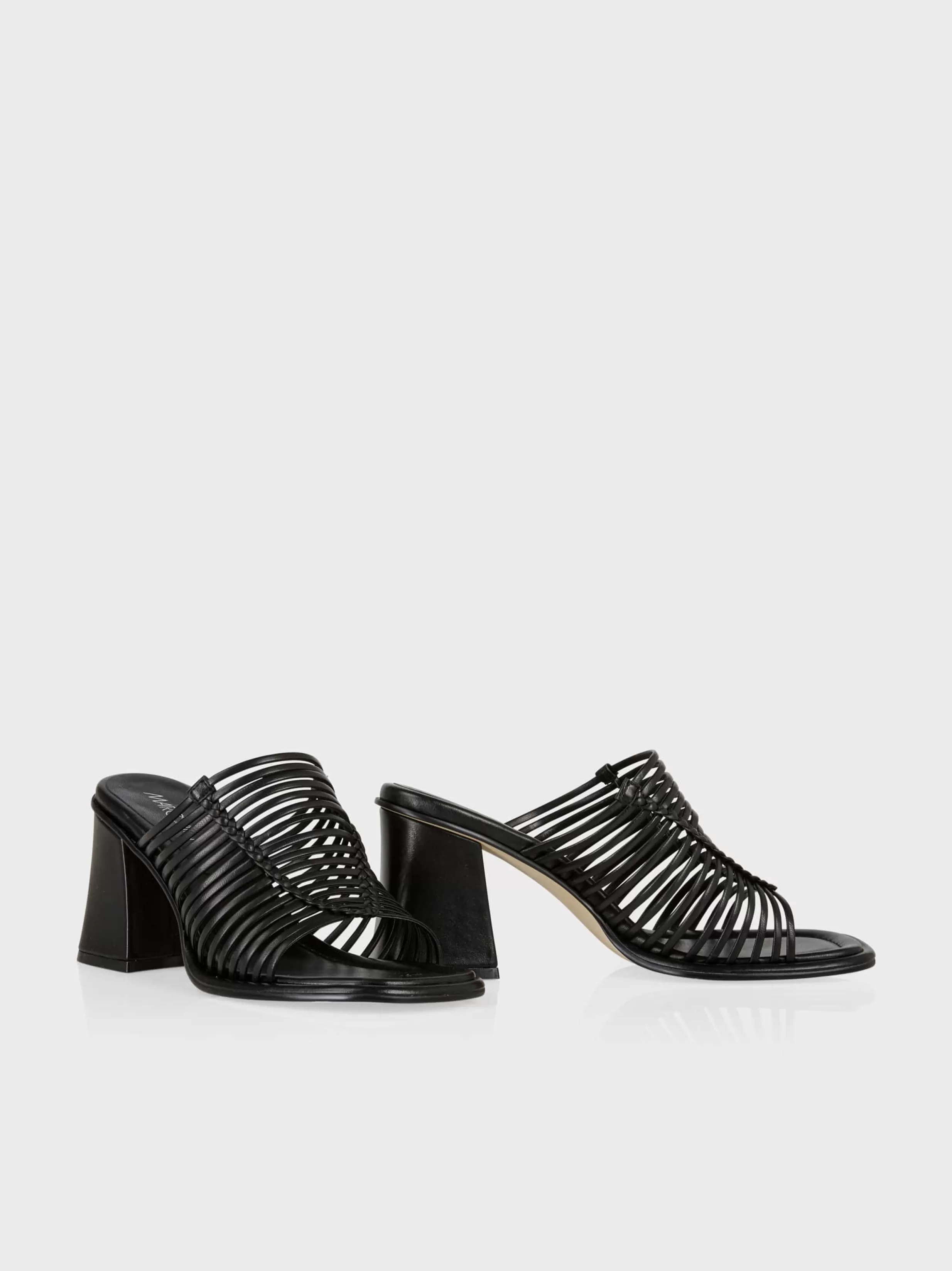 Shop Marc Cain Mules mit Riemchen black