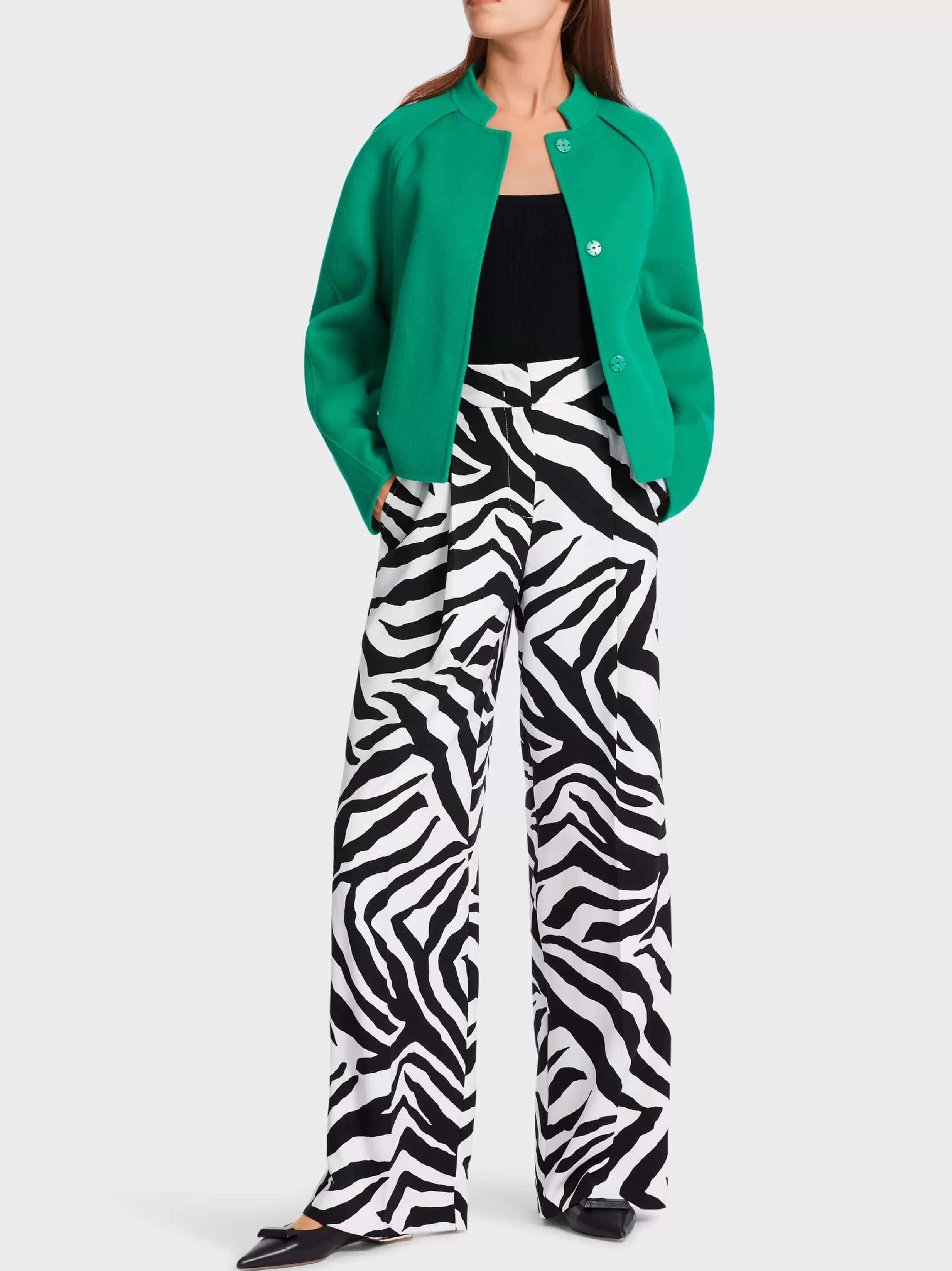 Cheap Marc Cain Outdoorjacke aus Wolle bright malachite