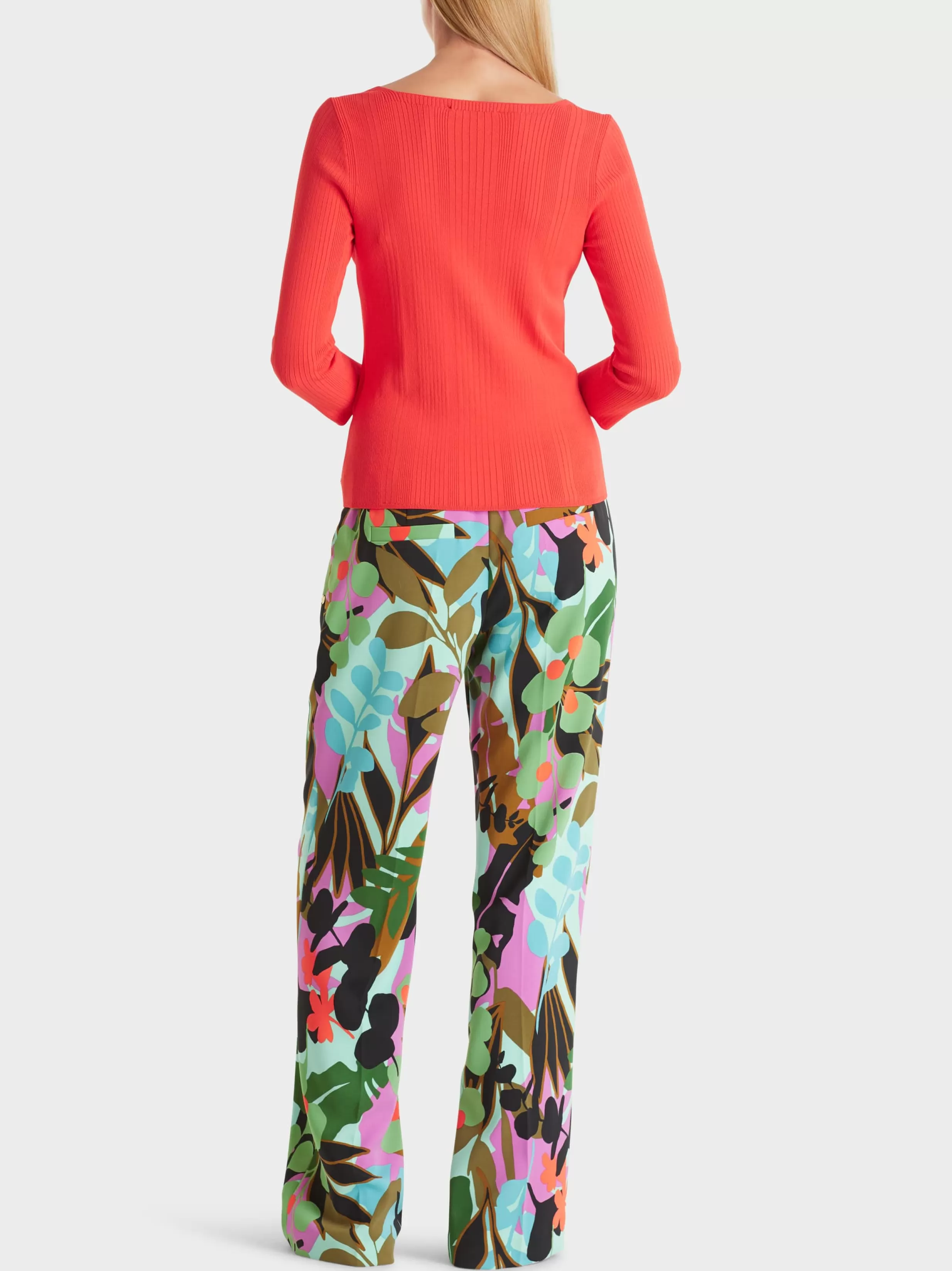 Best Sale Marc Cain Pullover "Rethink Together" bright tomato