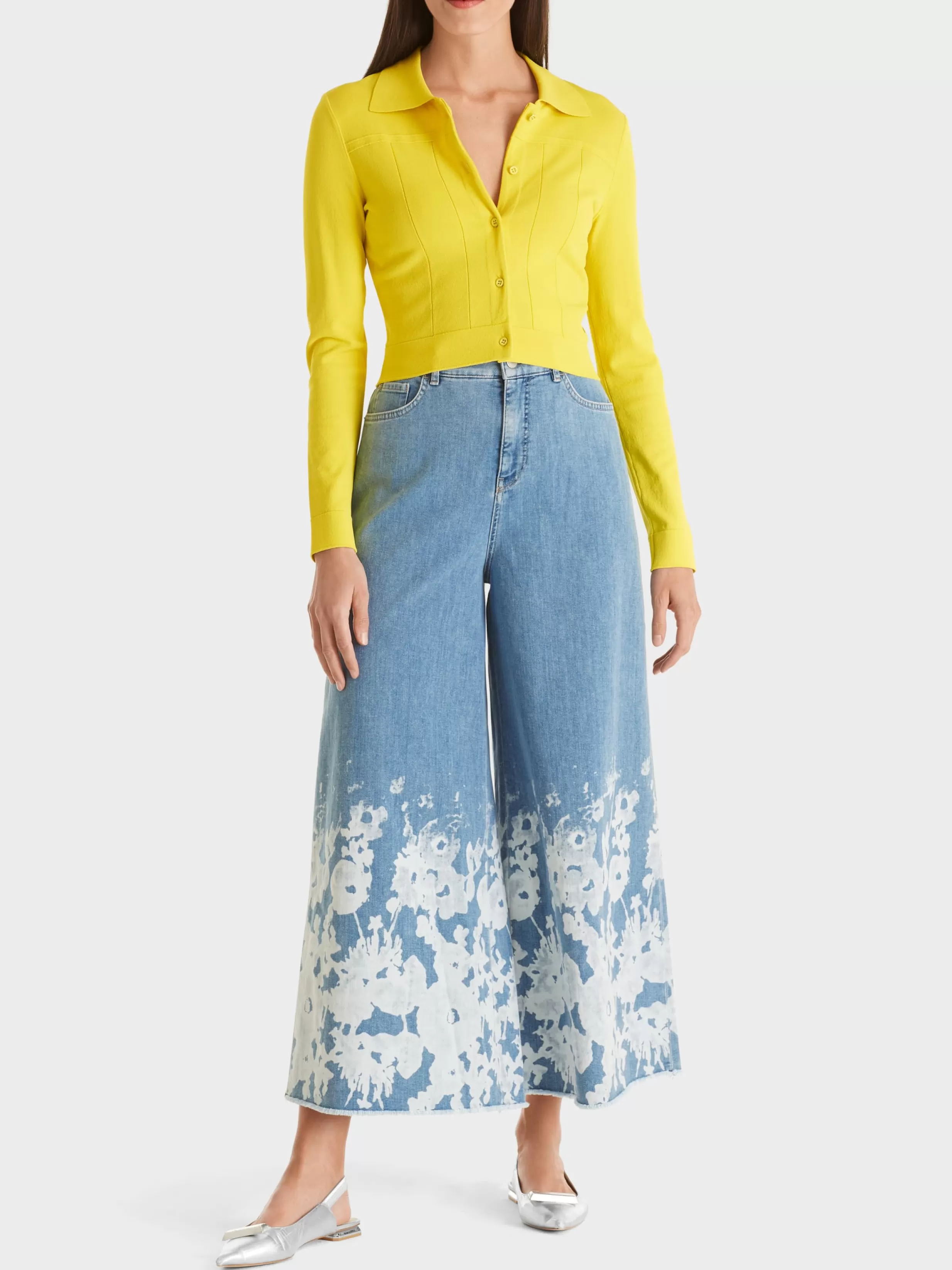 Outlet Marc Cain "Rethink Together" Culotte WAUKEE blue Denim