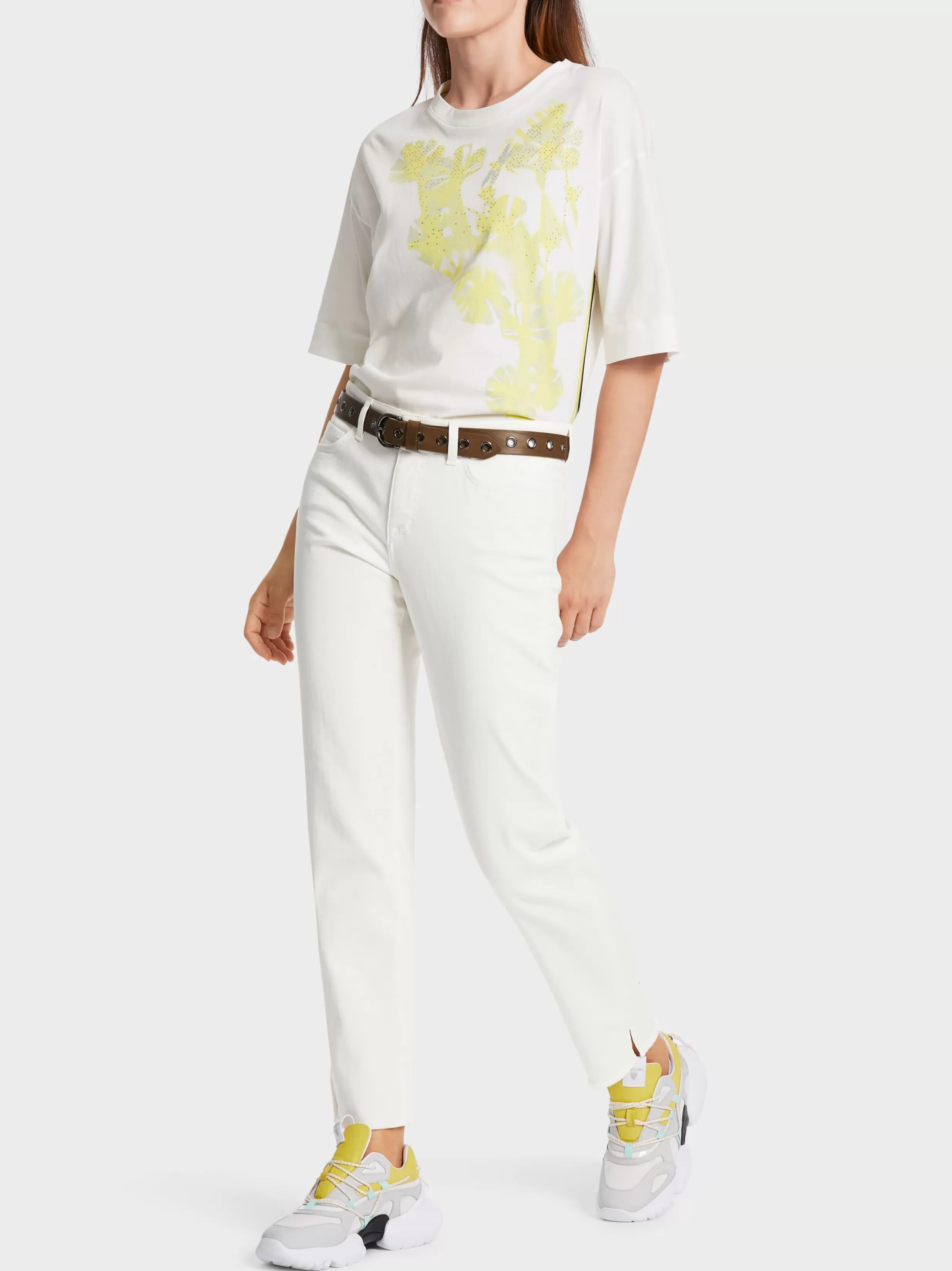 Cheap Marc Cain "Rethink Together" Hose SIKAR off-white