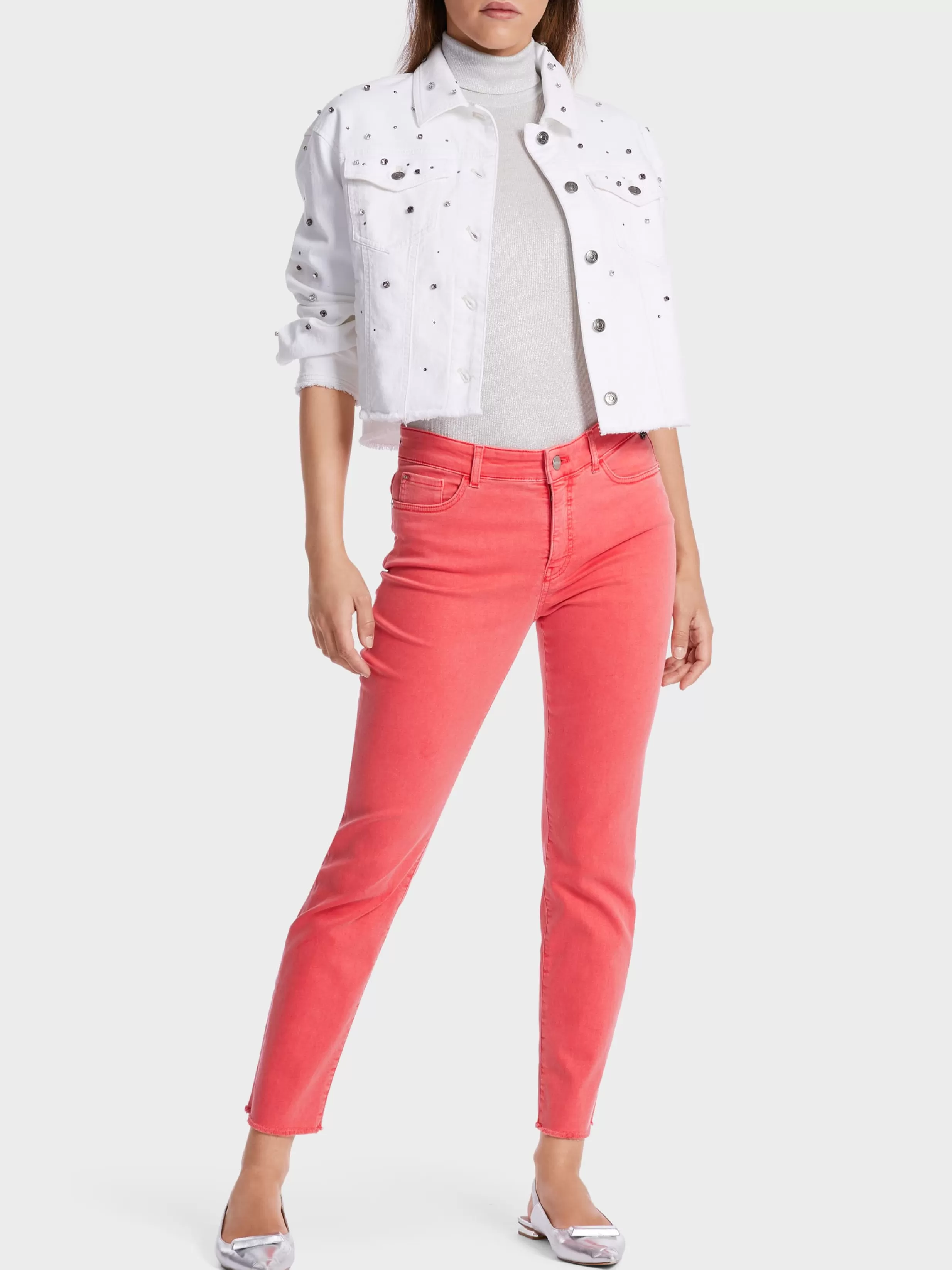 Cheap Marc Cain "Rethink Together" Jeans SILEA deep coral