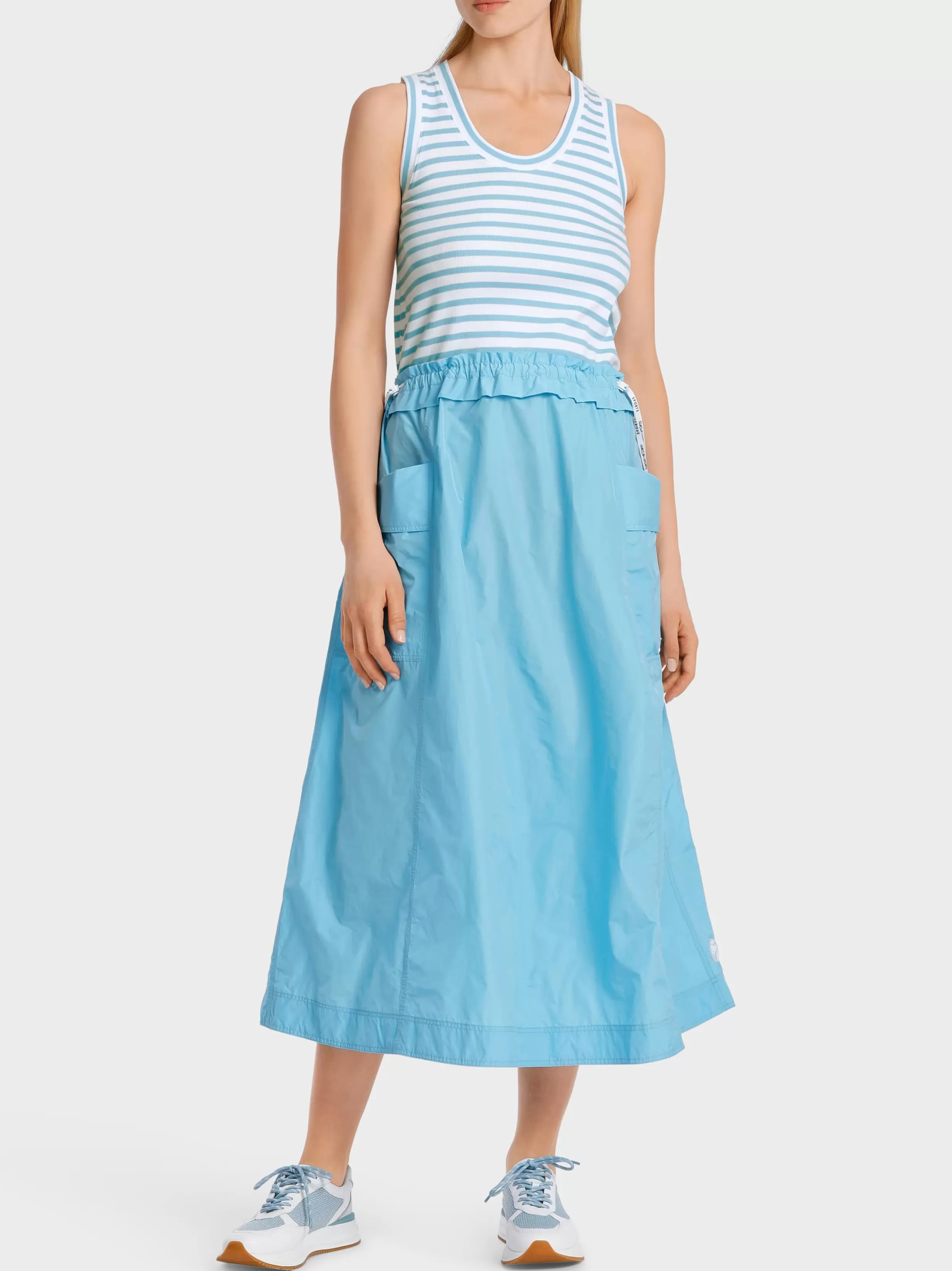 Best Sale Marc Cain Ärmelloses Kleid light turquoise