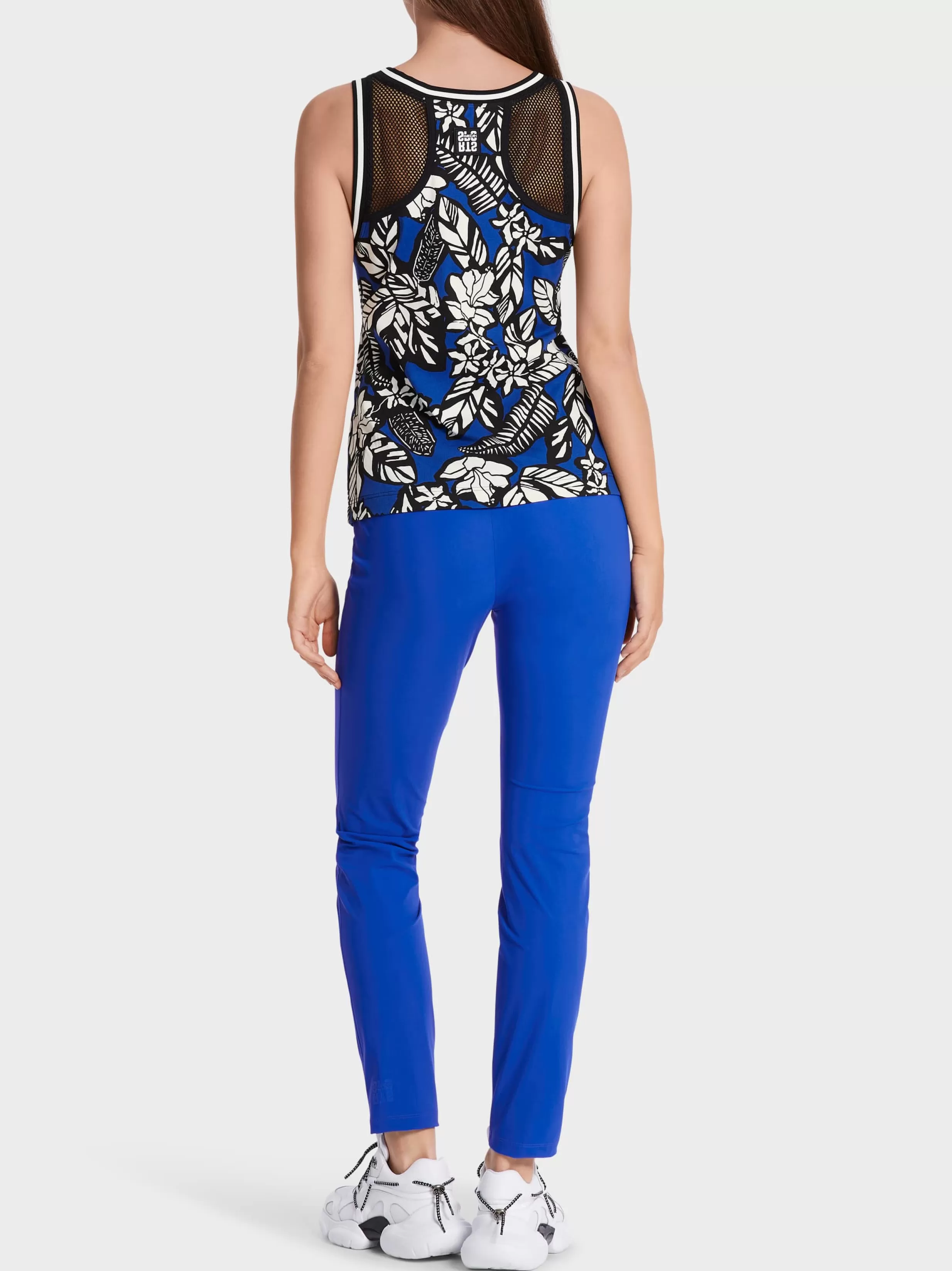 Cheap Marc Cain Ärmelloses Top mit floralem Print bright royal blue