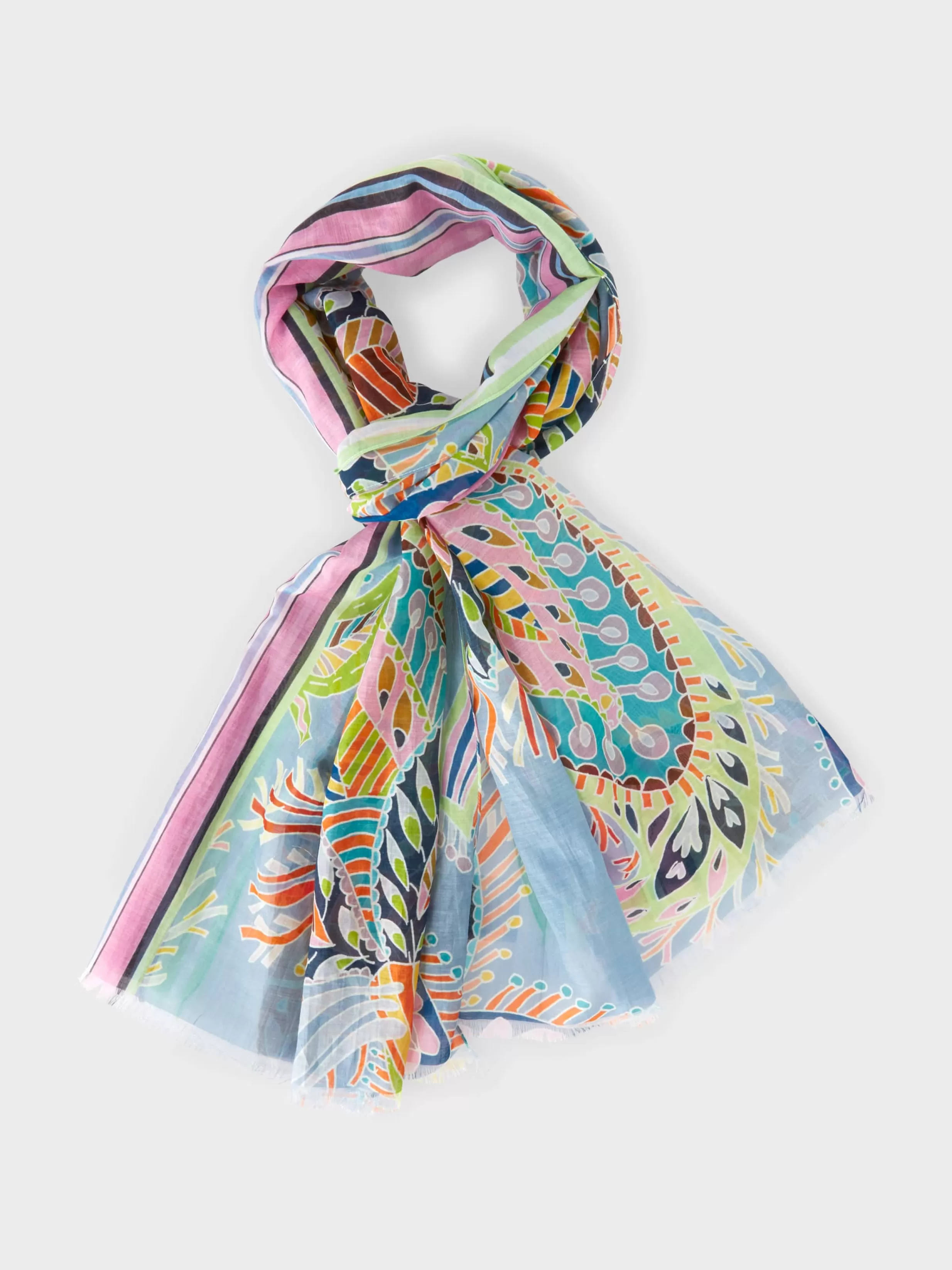 Store Marc Cain Schal in orientalisch inspiriertem Print deep summer sky