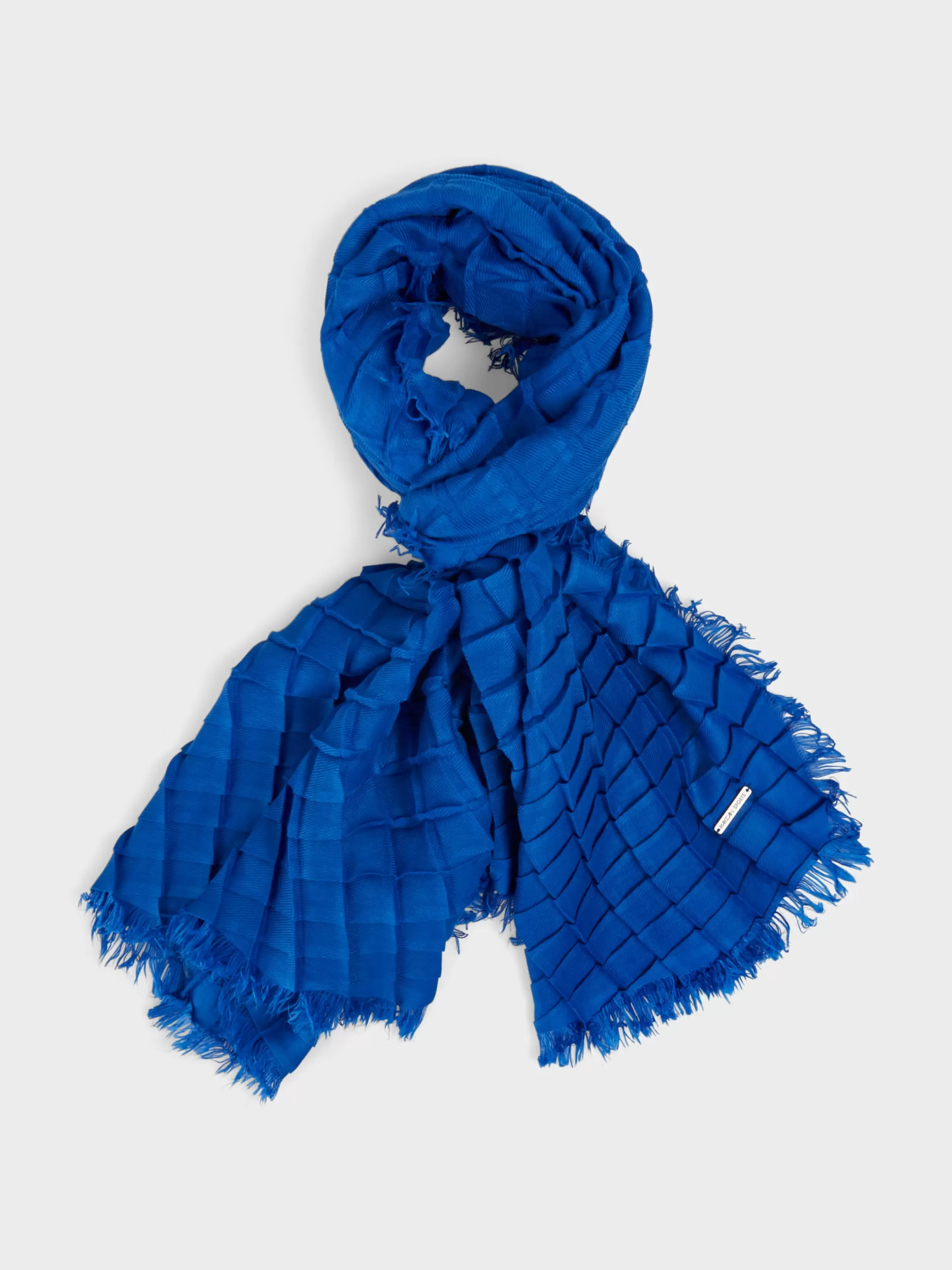 Cheap Marc Cain Schal mit Plisseemuster bright royal blue