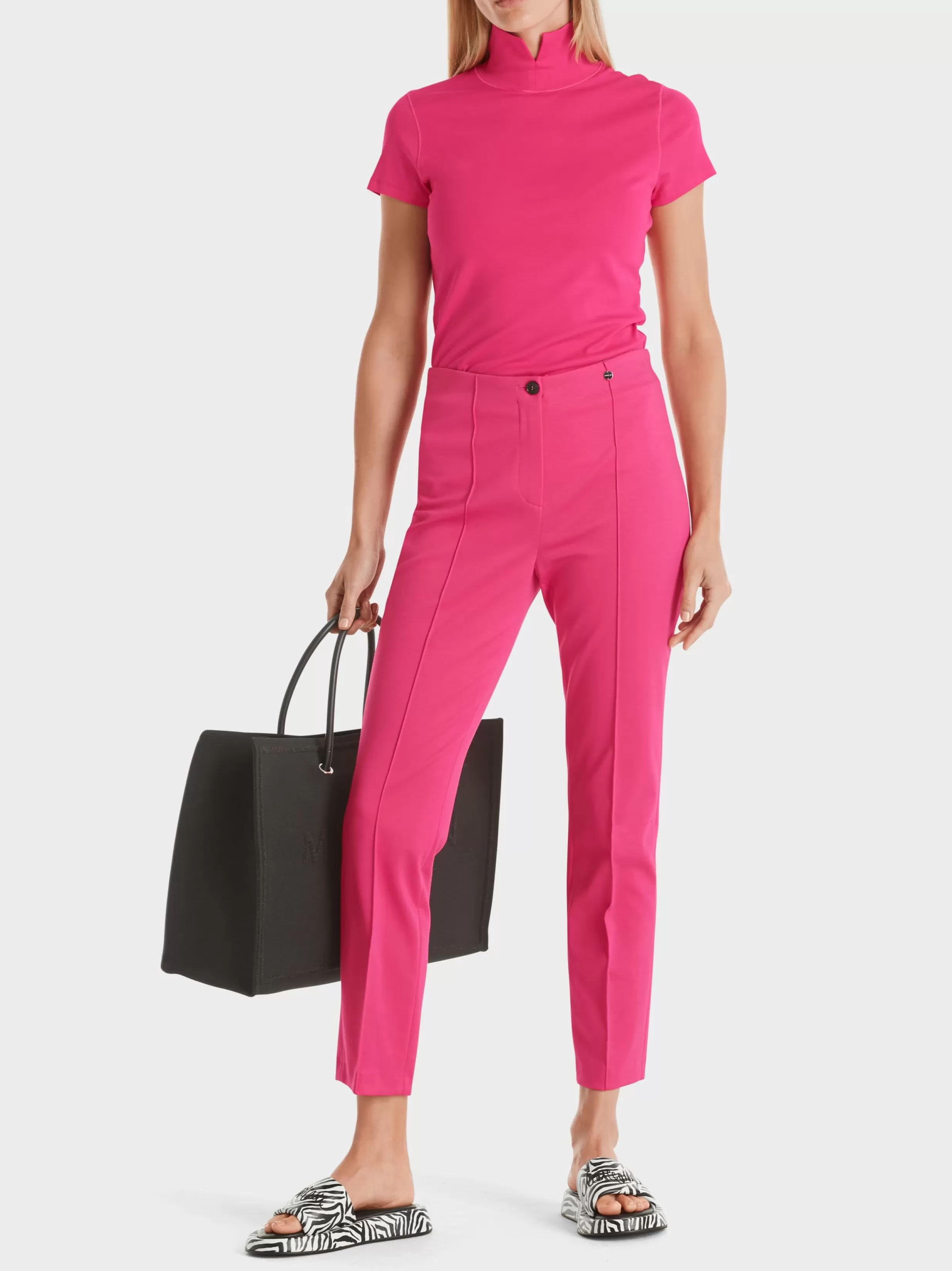 Store Marc Cain Schmal geschnittene Hose SYDNEY super pink