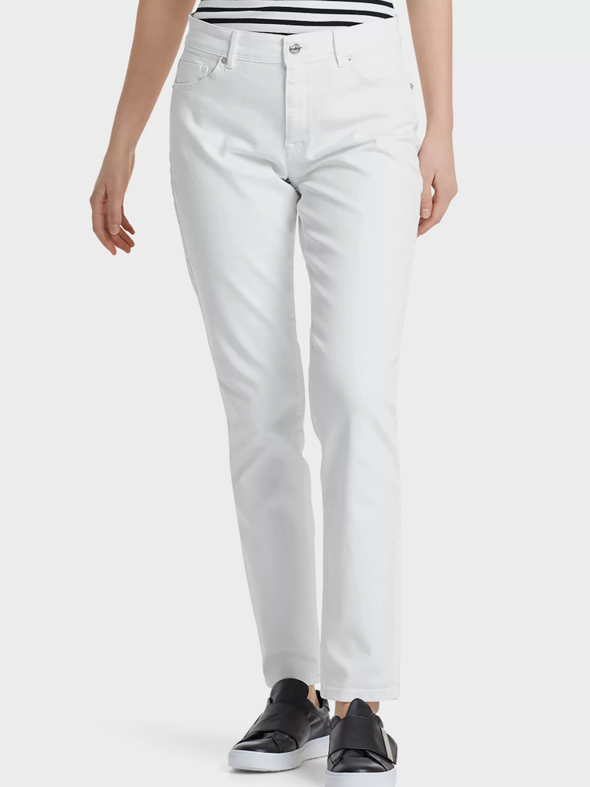 Flash Sale Marc Cain Schmale Jeans white