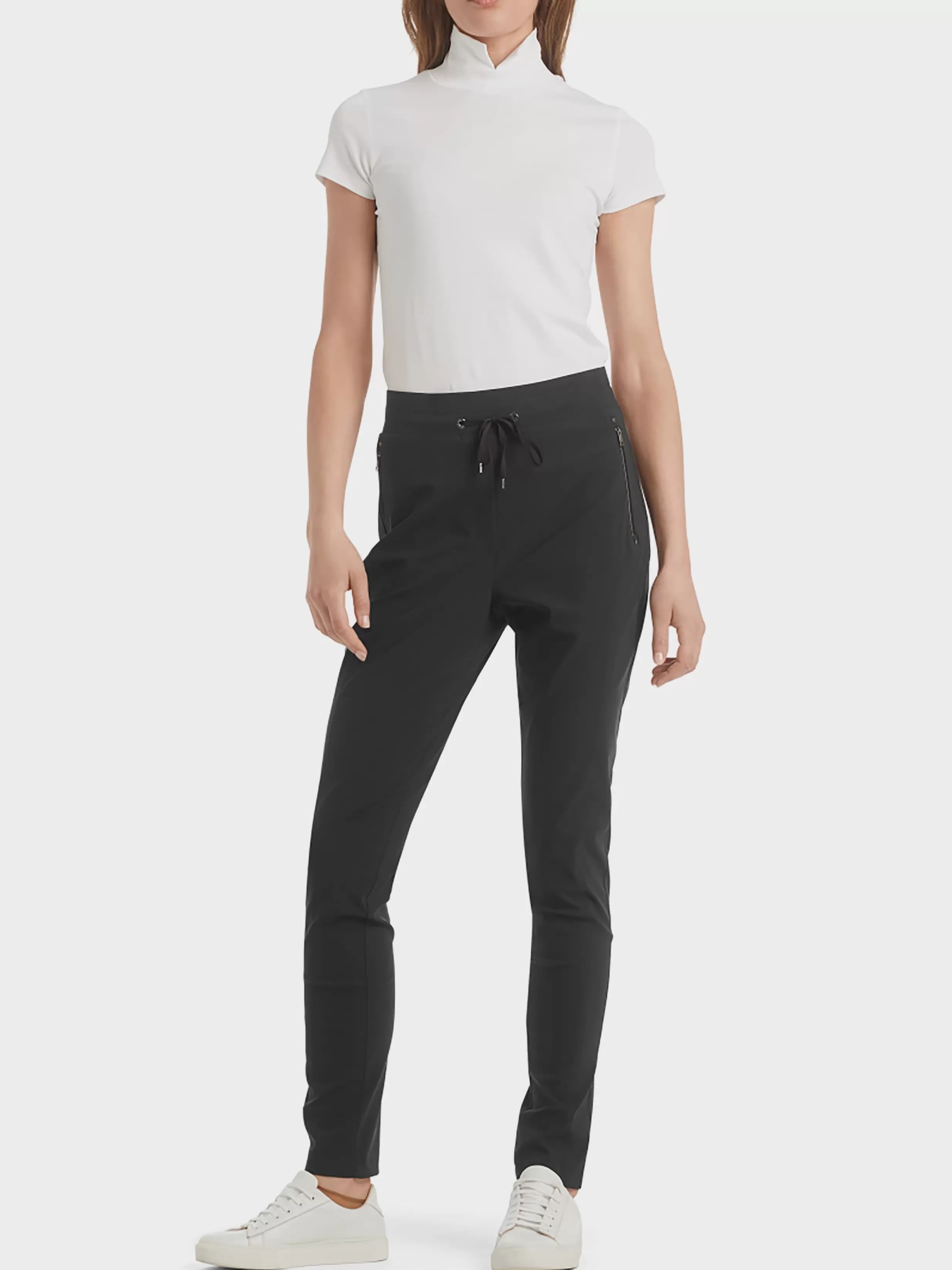 Shop Marc Cain Schmale Stretchhose black