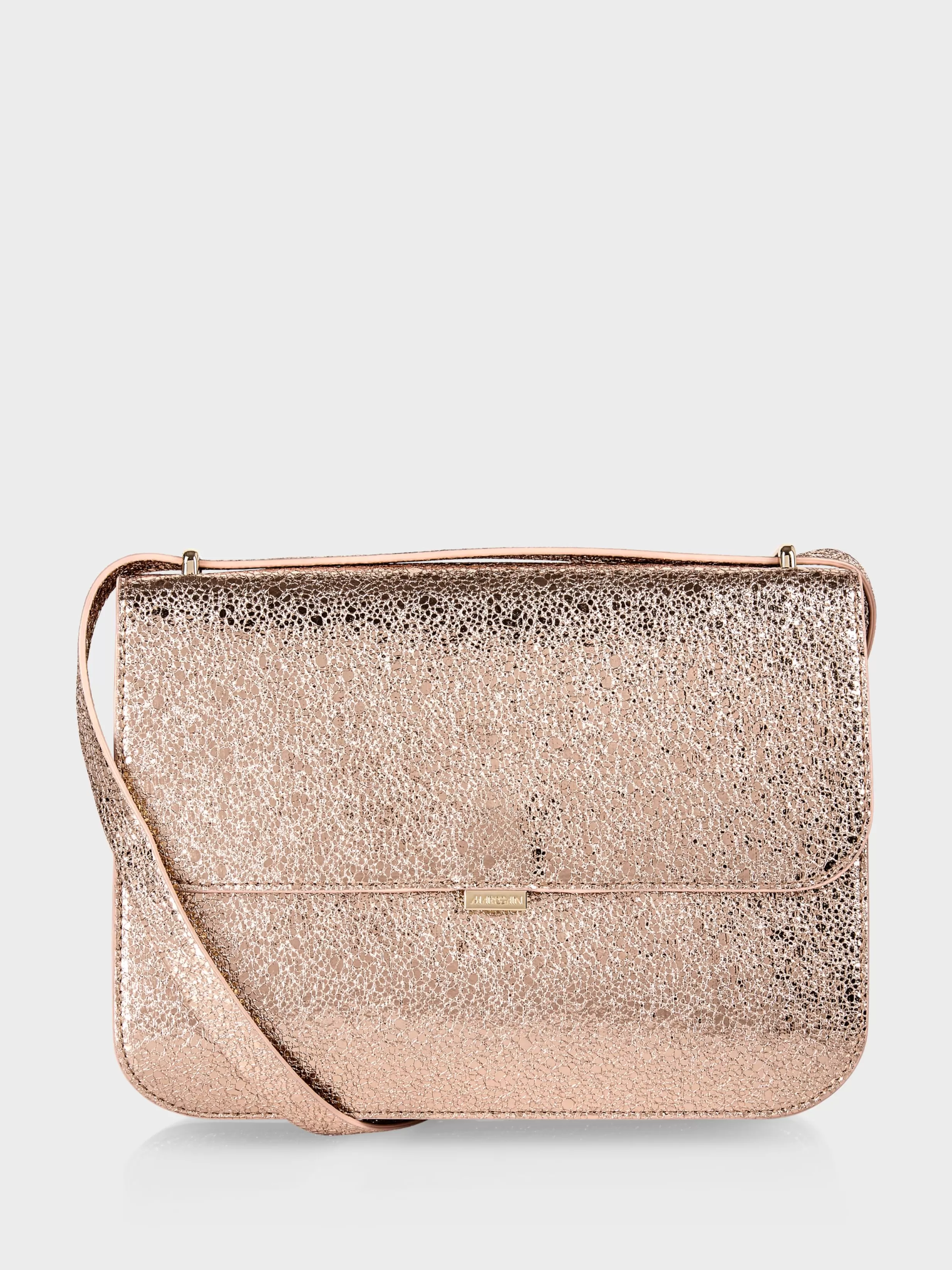 Best Sale Marc Cain Schultertasche im Metallic-Look soft rose