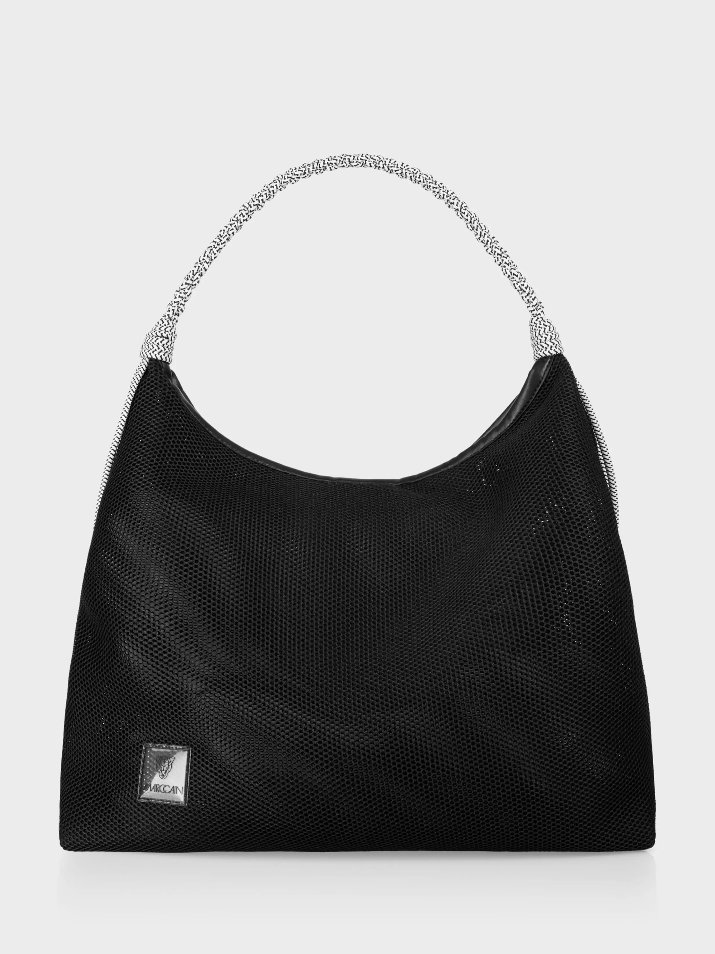 Best Sale Marc Cain Shopper Bag aus Mesh black