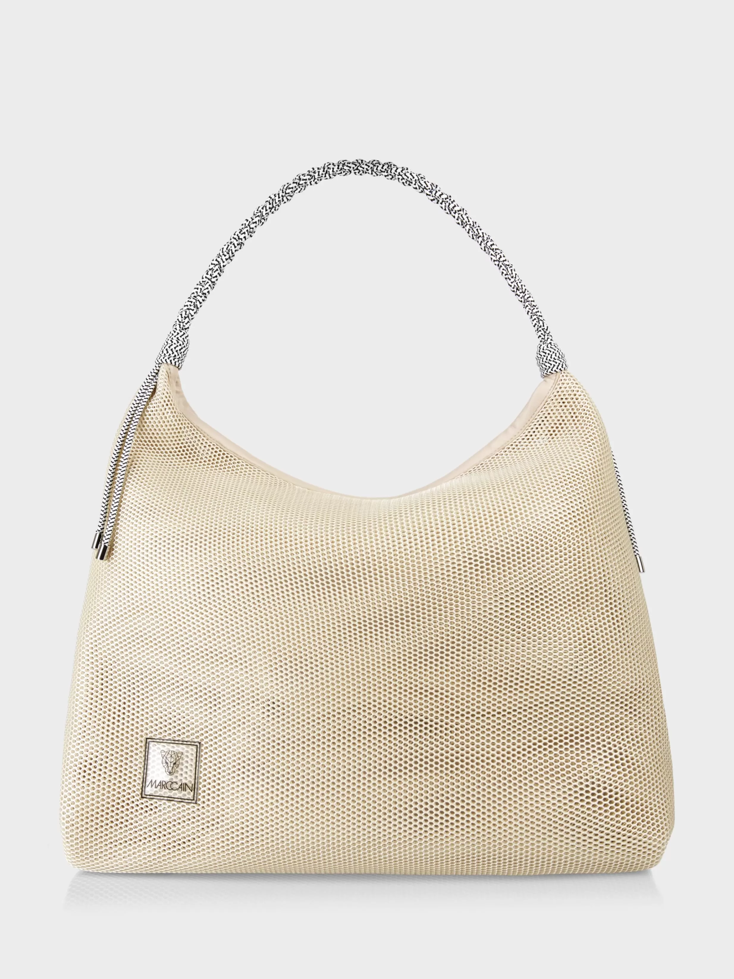 Flash Sale Marc Cain Shopper Bag aus Mesh soft moon rock