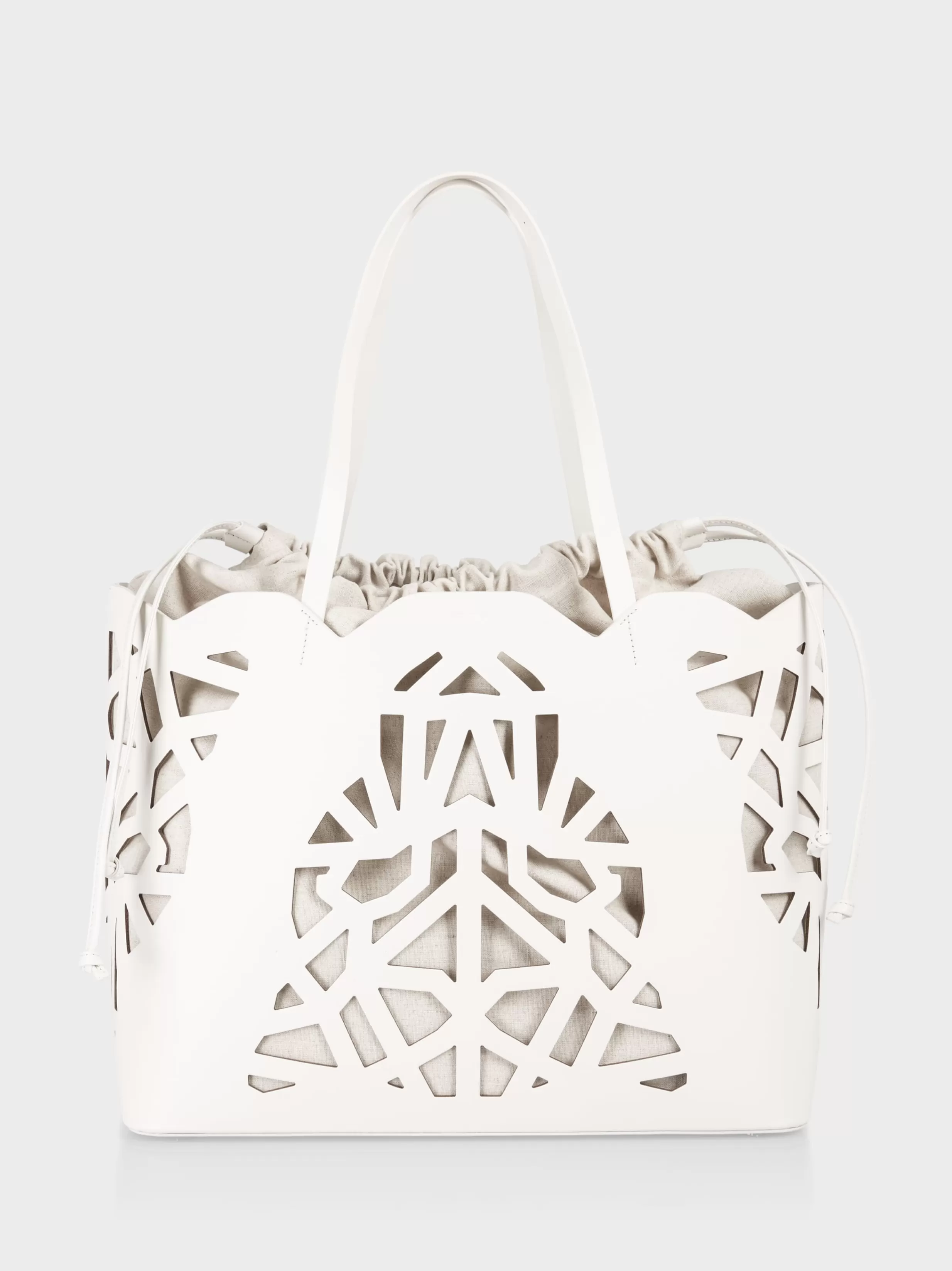 Sale Marc Cain Shopper Bag "Rethink Together" white