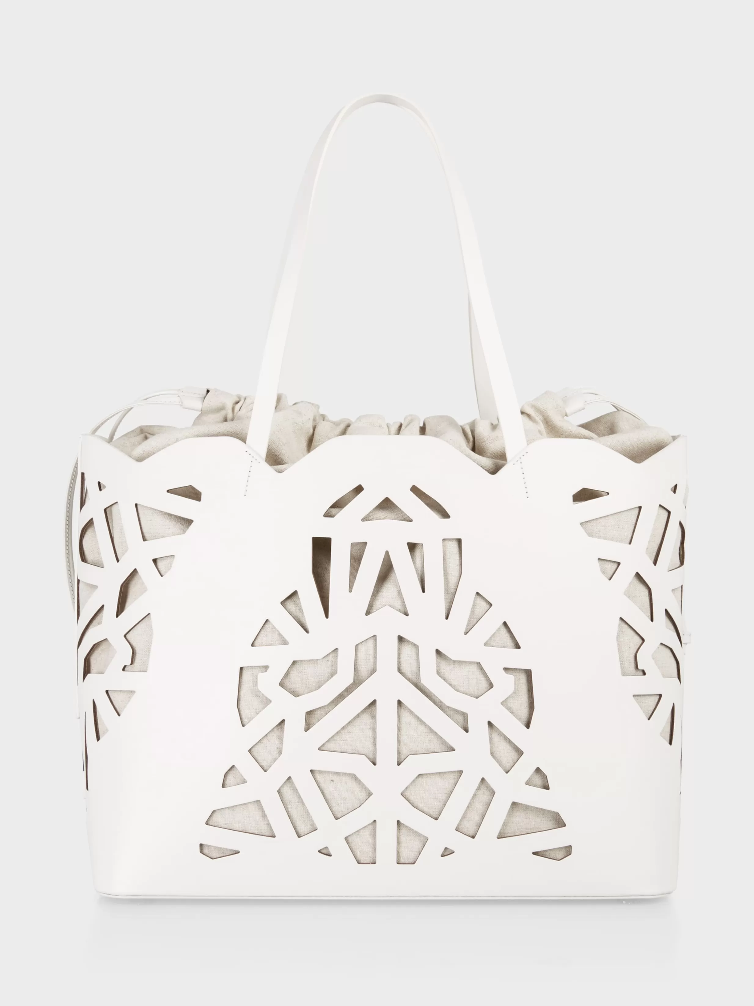 Sale Marc Cain Shopper Bag "Rethink Together" white