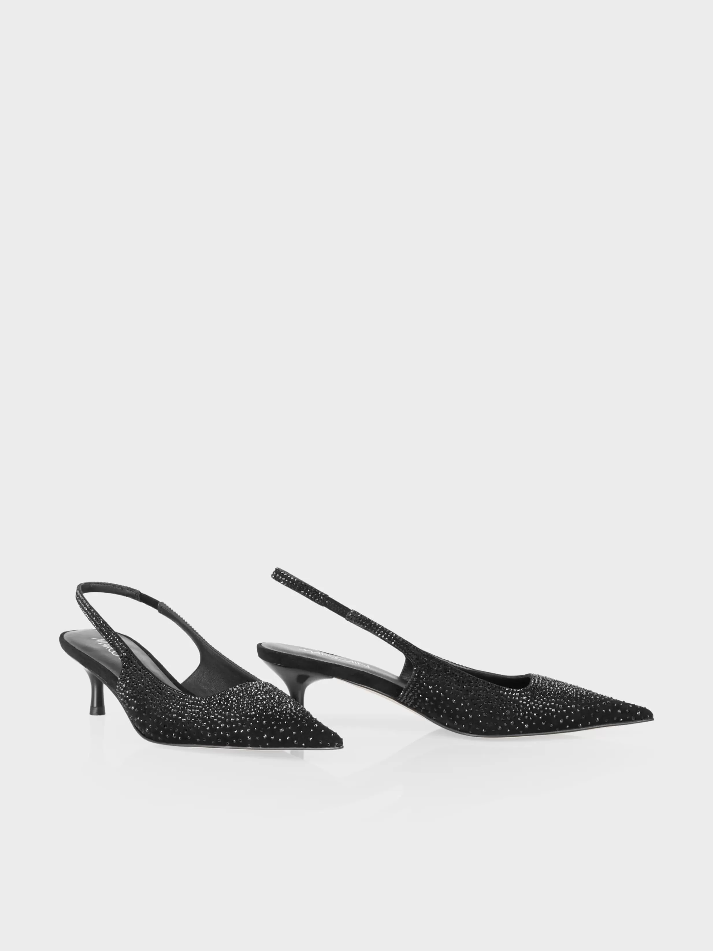 Cheap Marc Cain Slingpumps mit Kristallen black