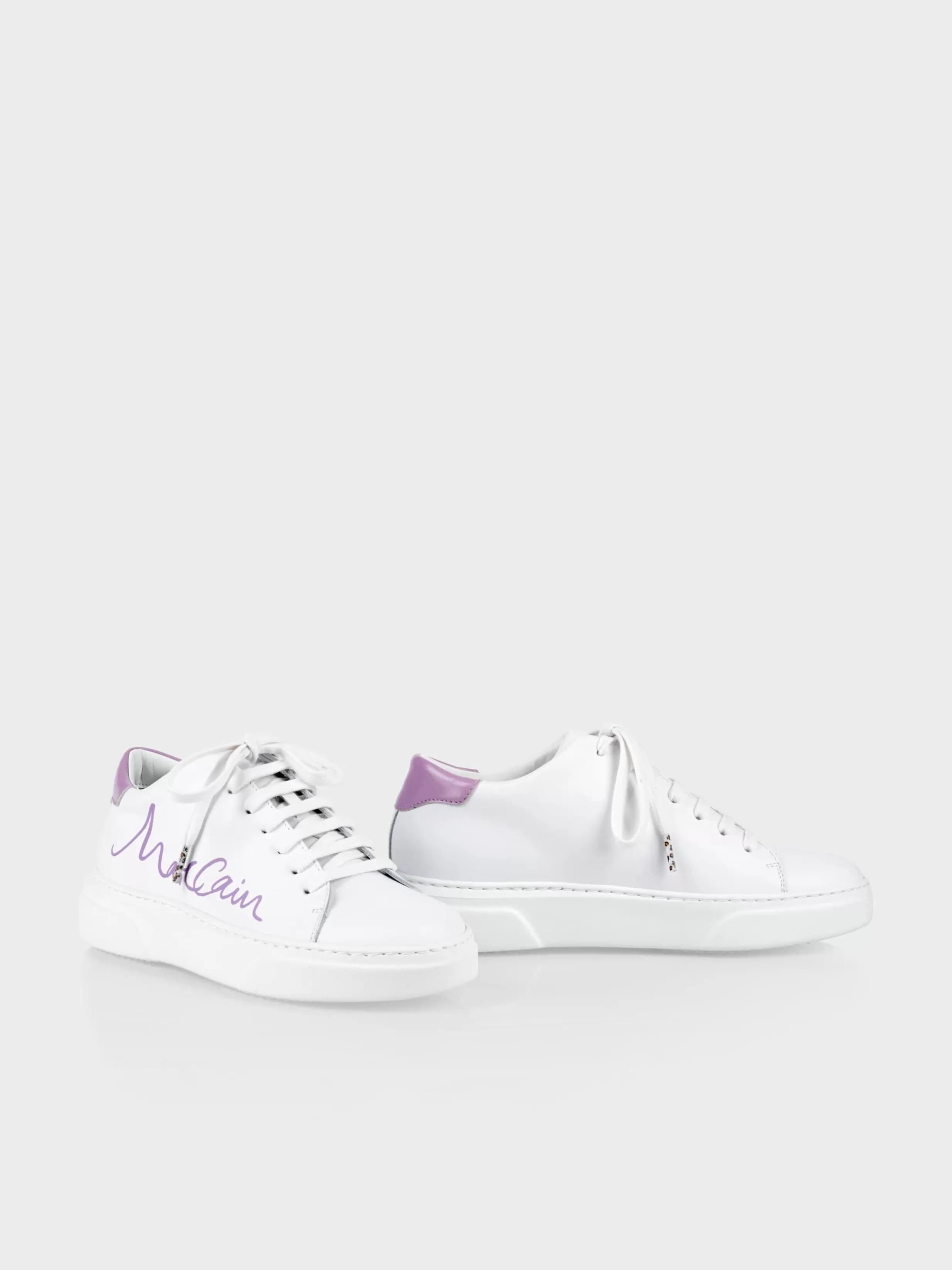 Store Marc Cain Sneakers mit Schriftzug pink lavender