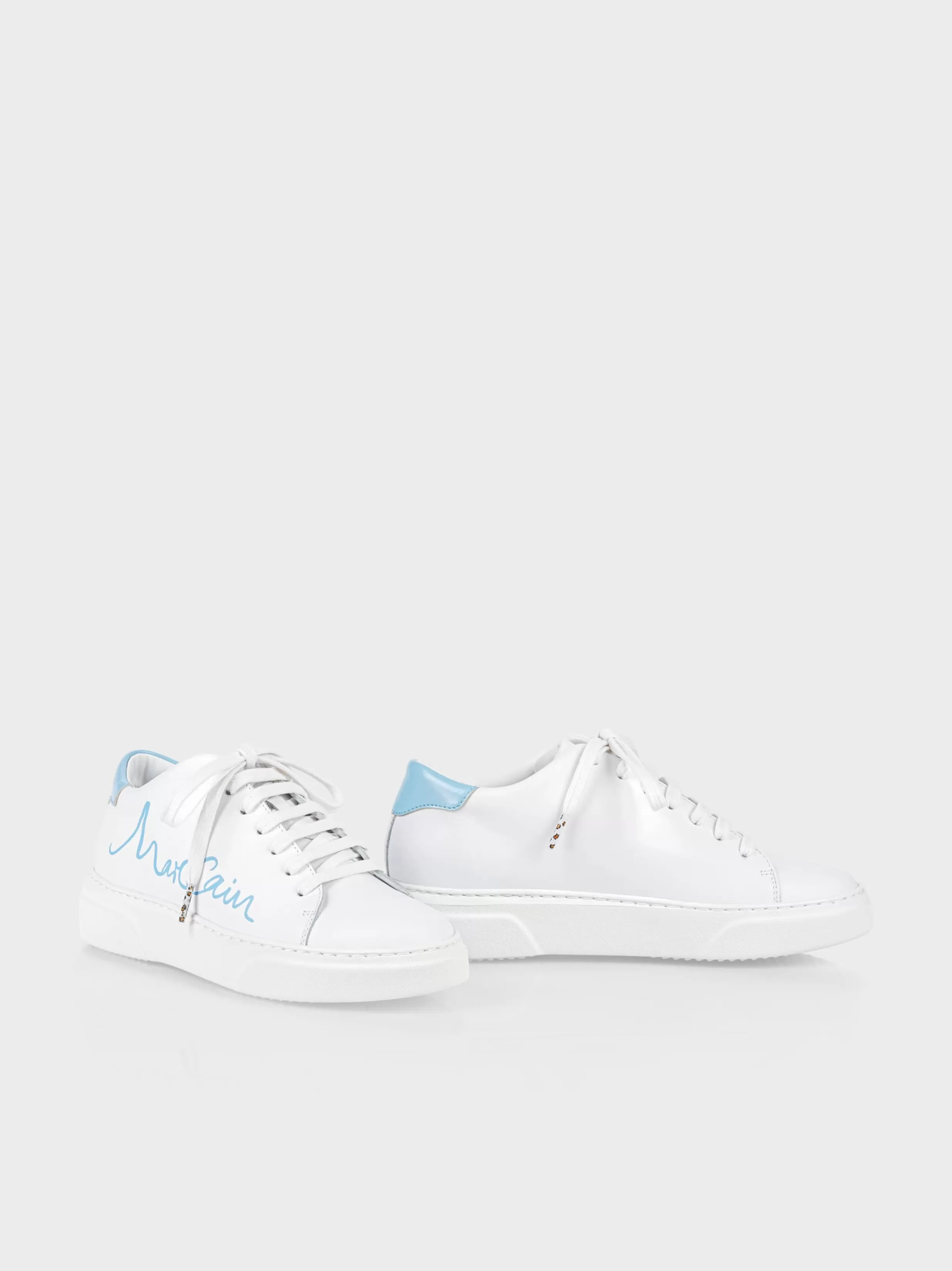 Cheap Marc Cain Sneakers mit Schriftzug soft summer sky