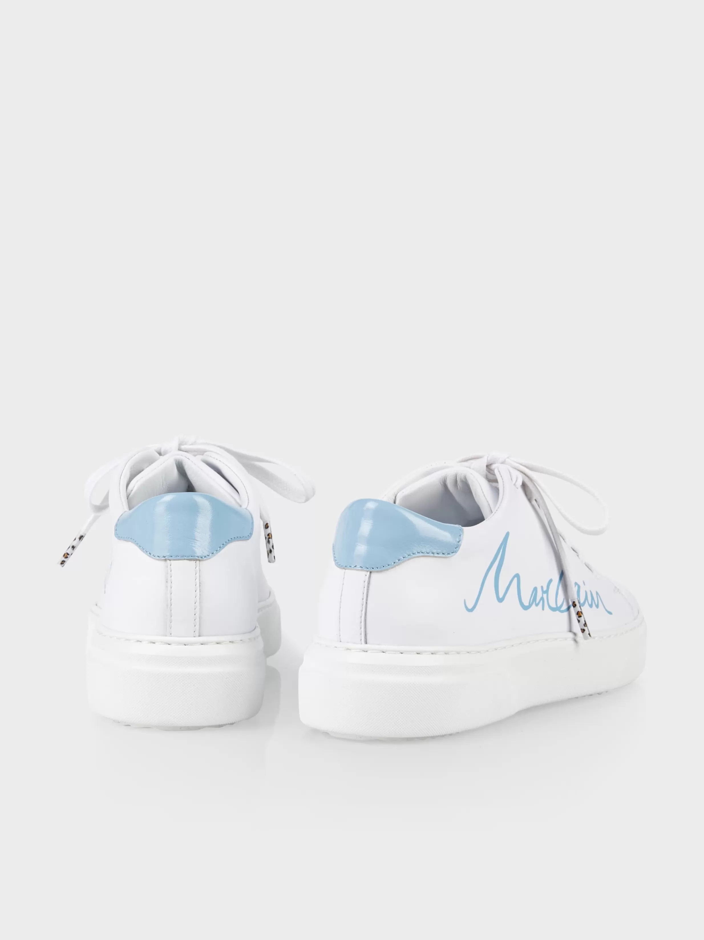 Cheap Marc Cain Sneakers mit Schriftzug soft summer sky