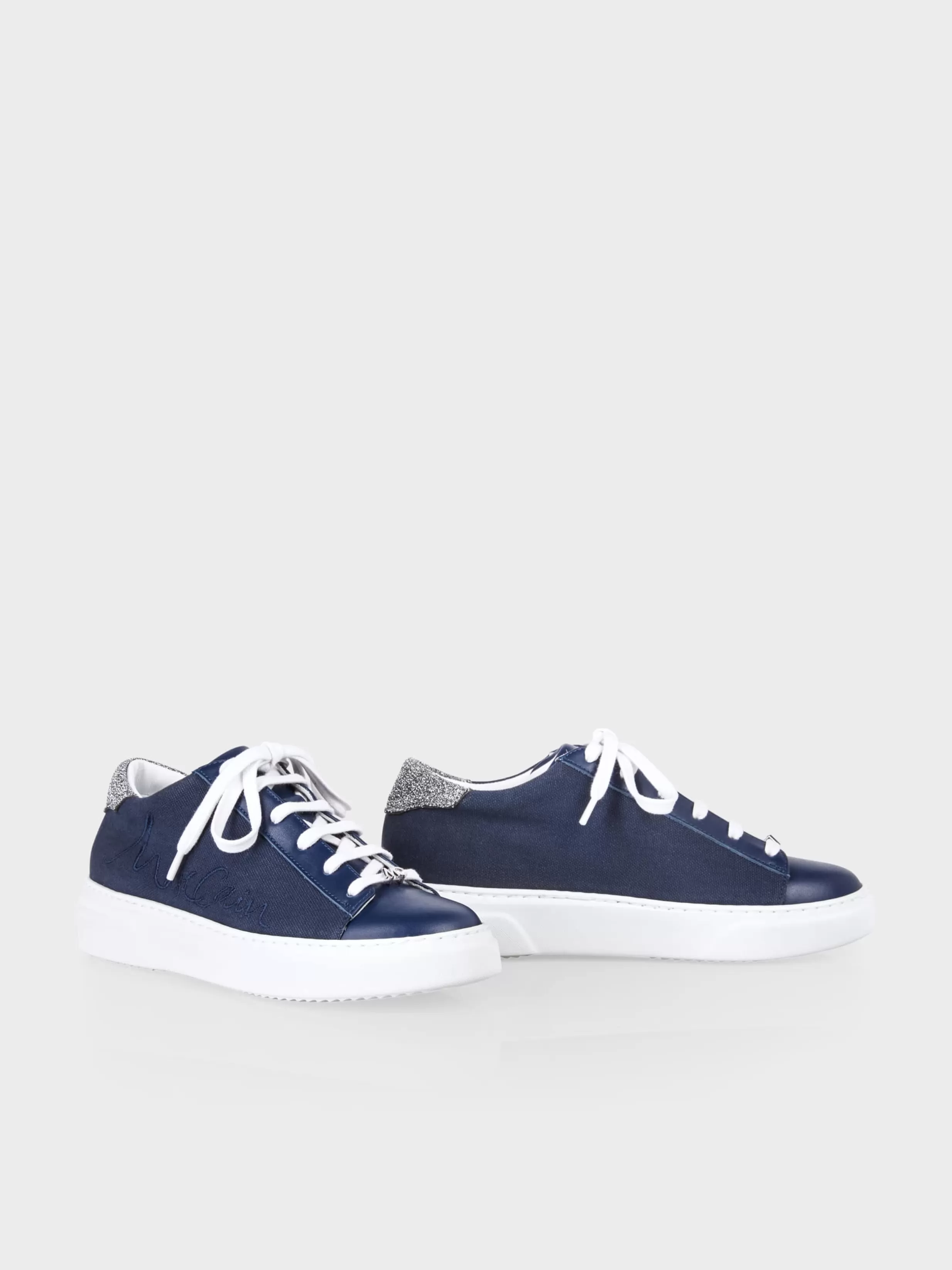 Best Sale Marc Cain Sneakers mit Schriftzug midnight blue