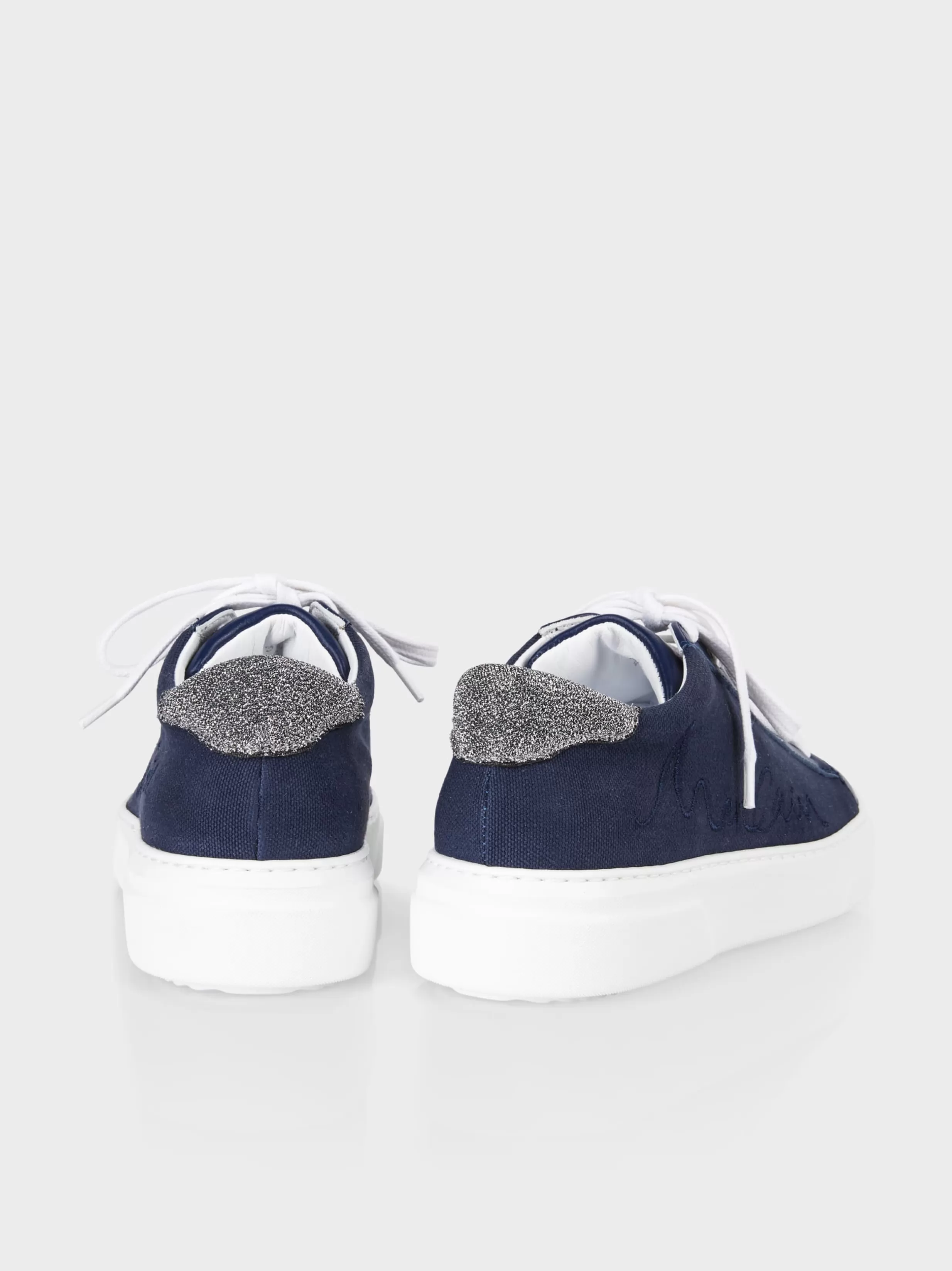 Best Sale Marc Cain Sneakers mit Schriftzug midnight blue