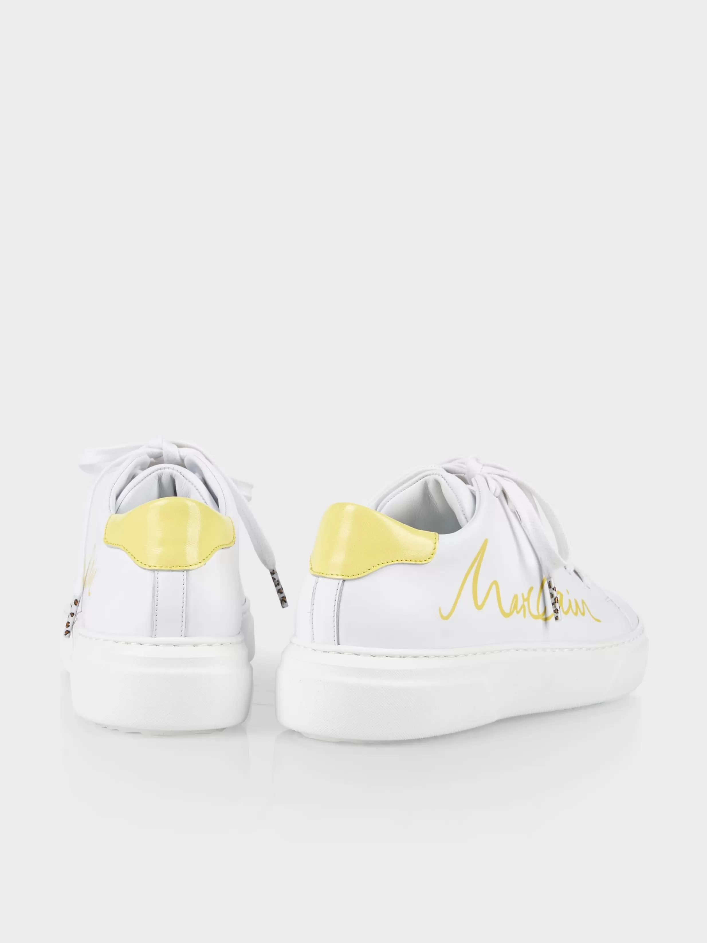 Store Marc Cain Sneakers mit Schriftzug pale lemon