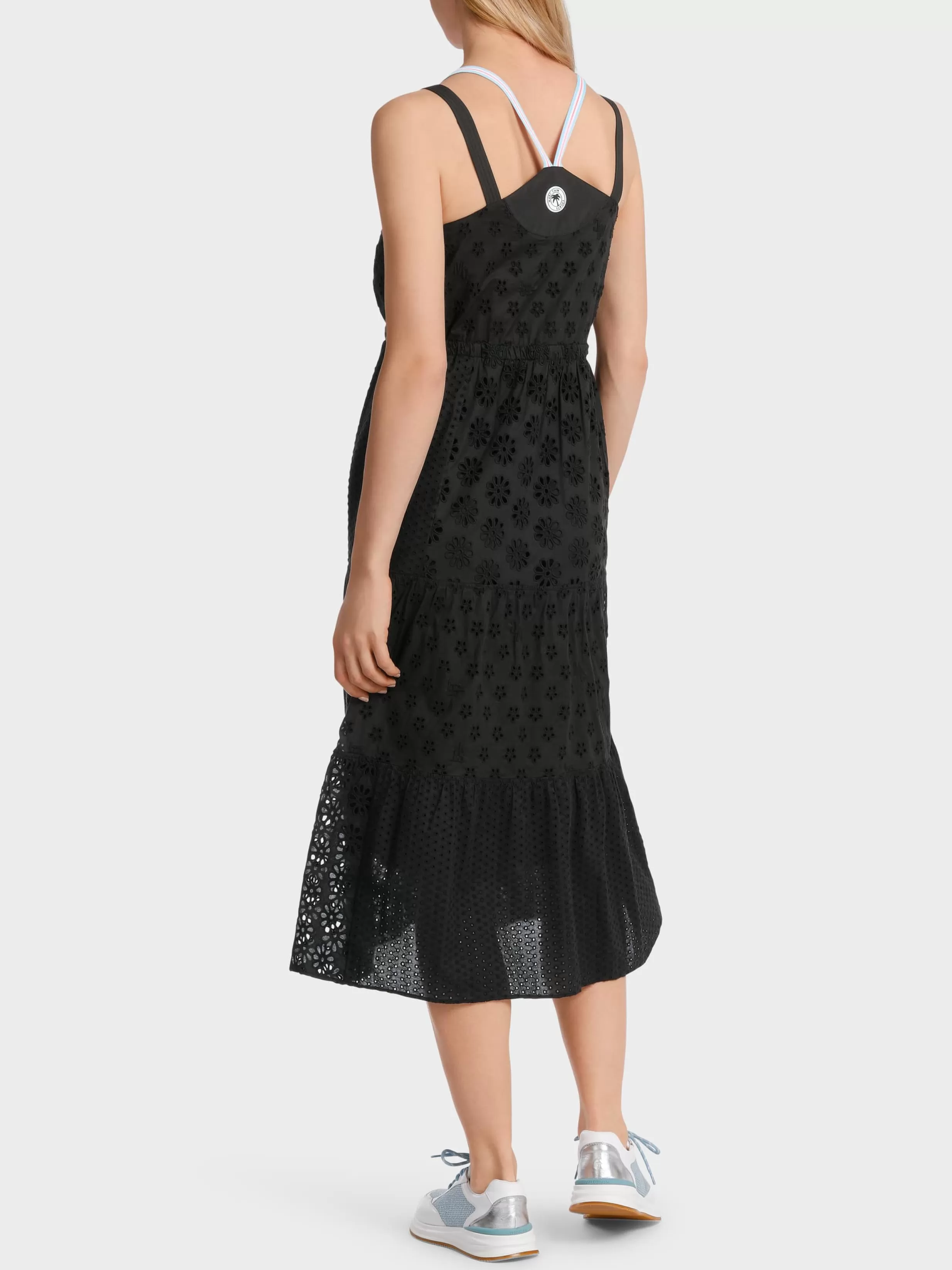 Cheap Marc Cain Sommerkleid mit Lochstickerei black