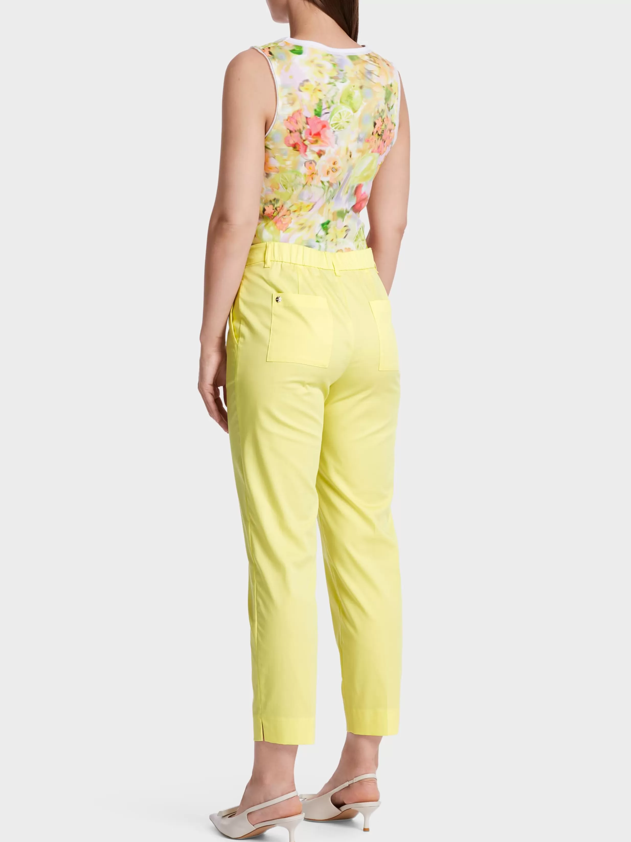 Fashion Marc Cain Sommerliche Hose FUSHUN pale lemon