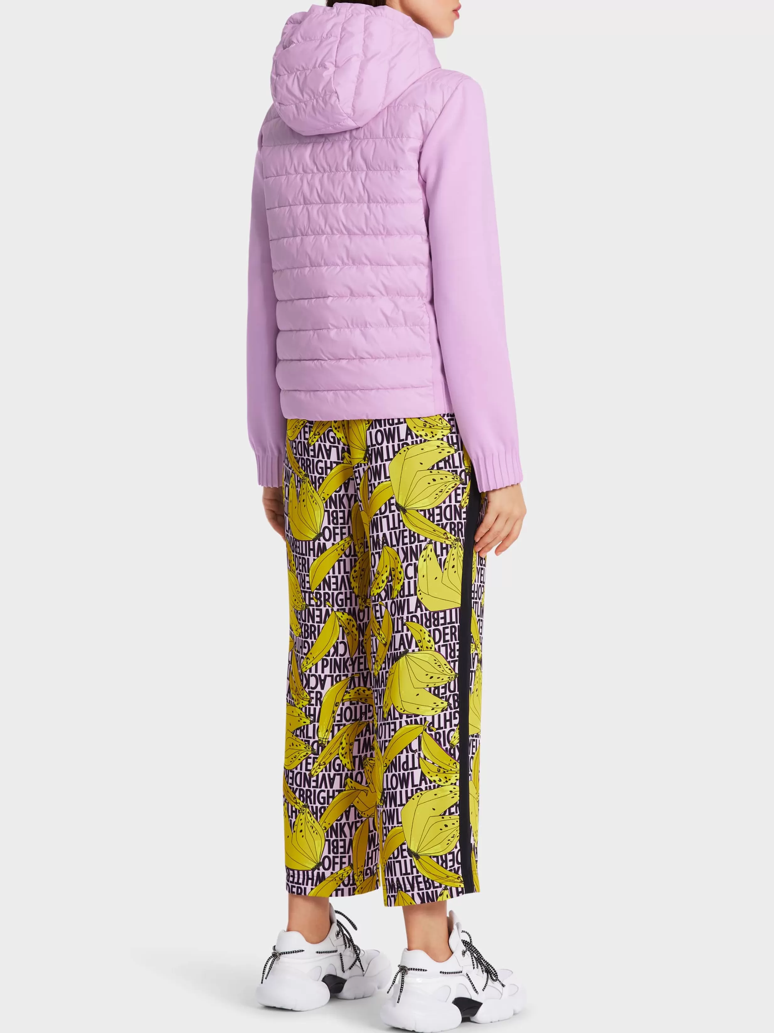 Fashion Marc Cain Sportive Jacke in Materialmix bright pink lavender