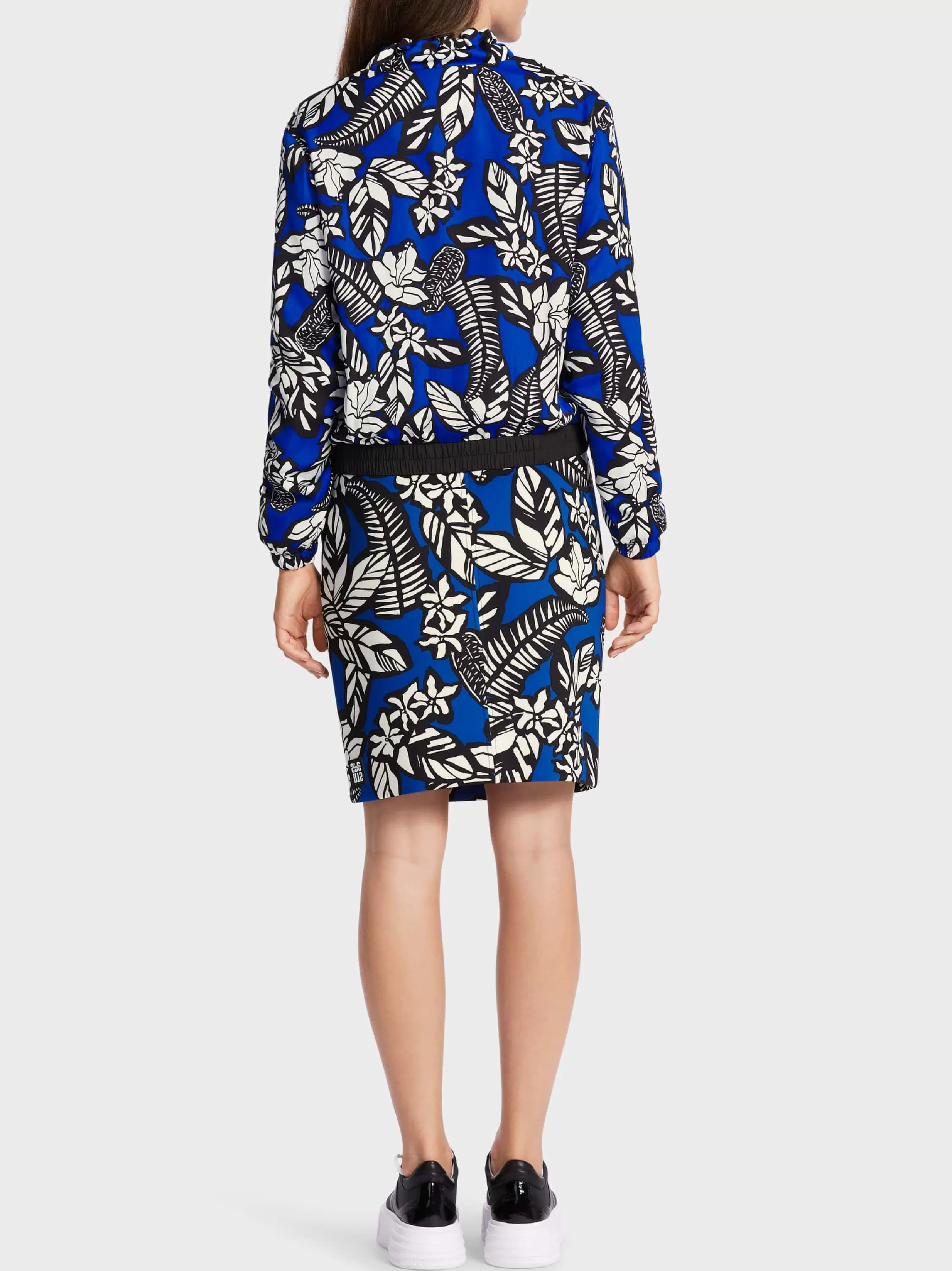 Fashion Marc Cain Sportive Jacke mit floralem Print bright royal blue