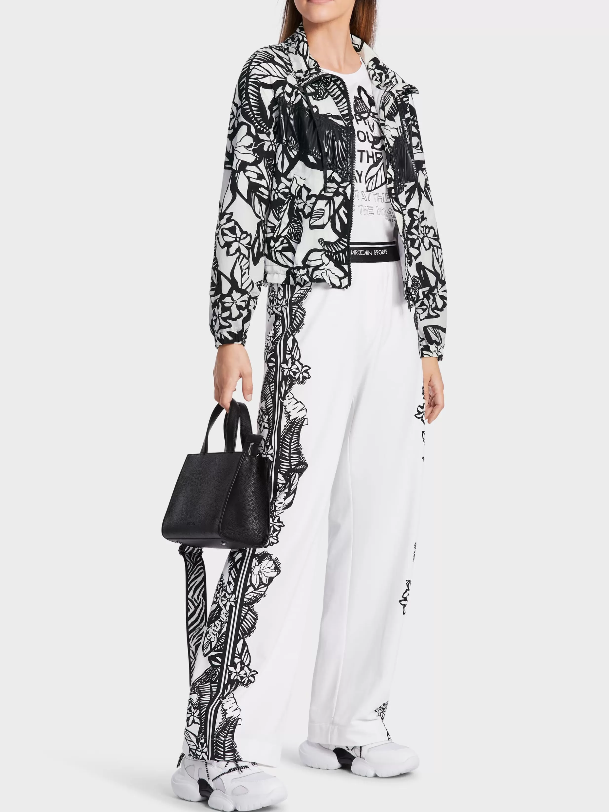 Hot Marc Cain Sportive Outdoorjacke white and black