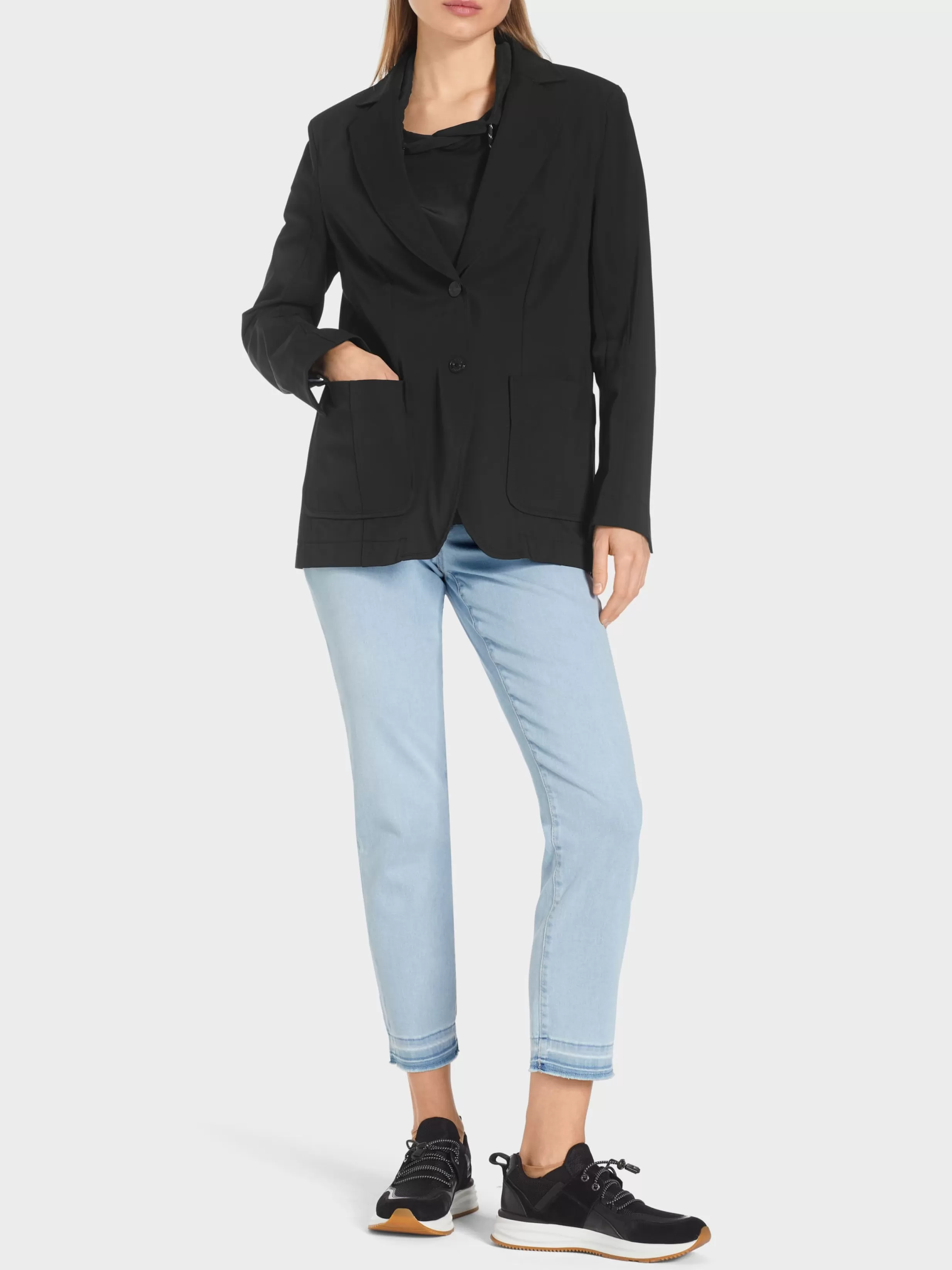 Hot Marc Cain Sportiver Blazer im Seventies-Stil black