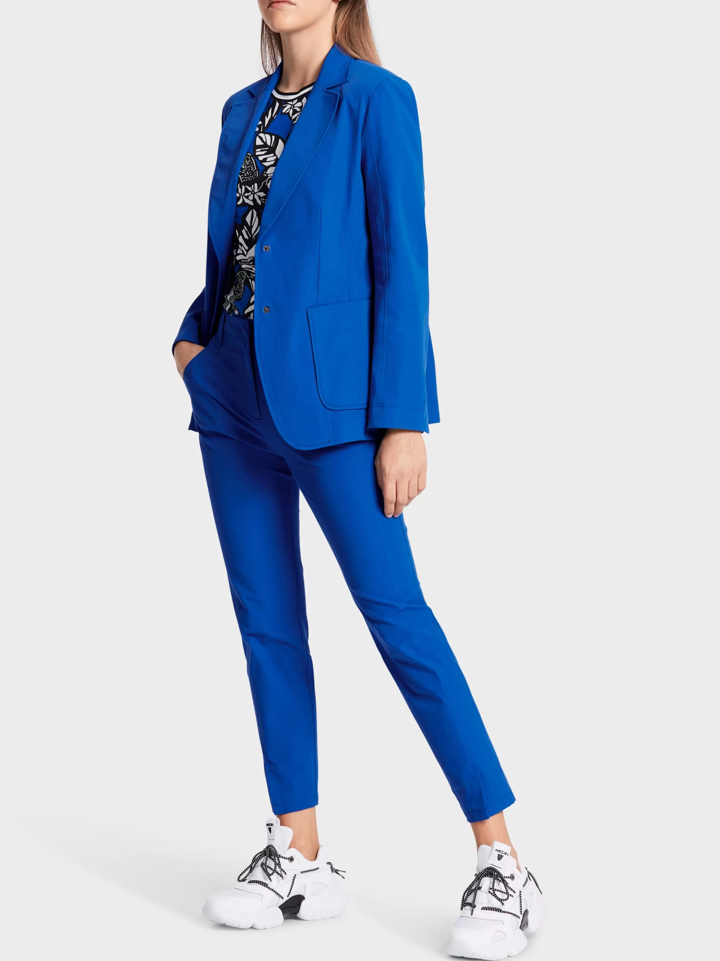 Best Sale Marc Cain Sportiver Blazer im Seventies-Stil bright royal blue