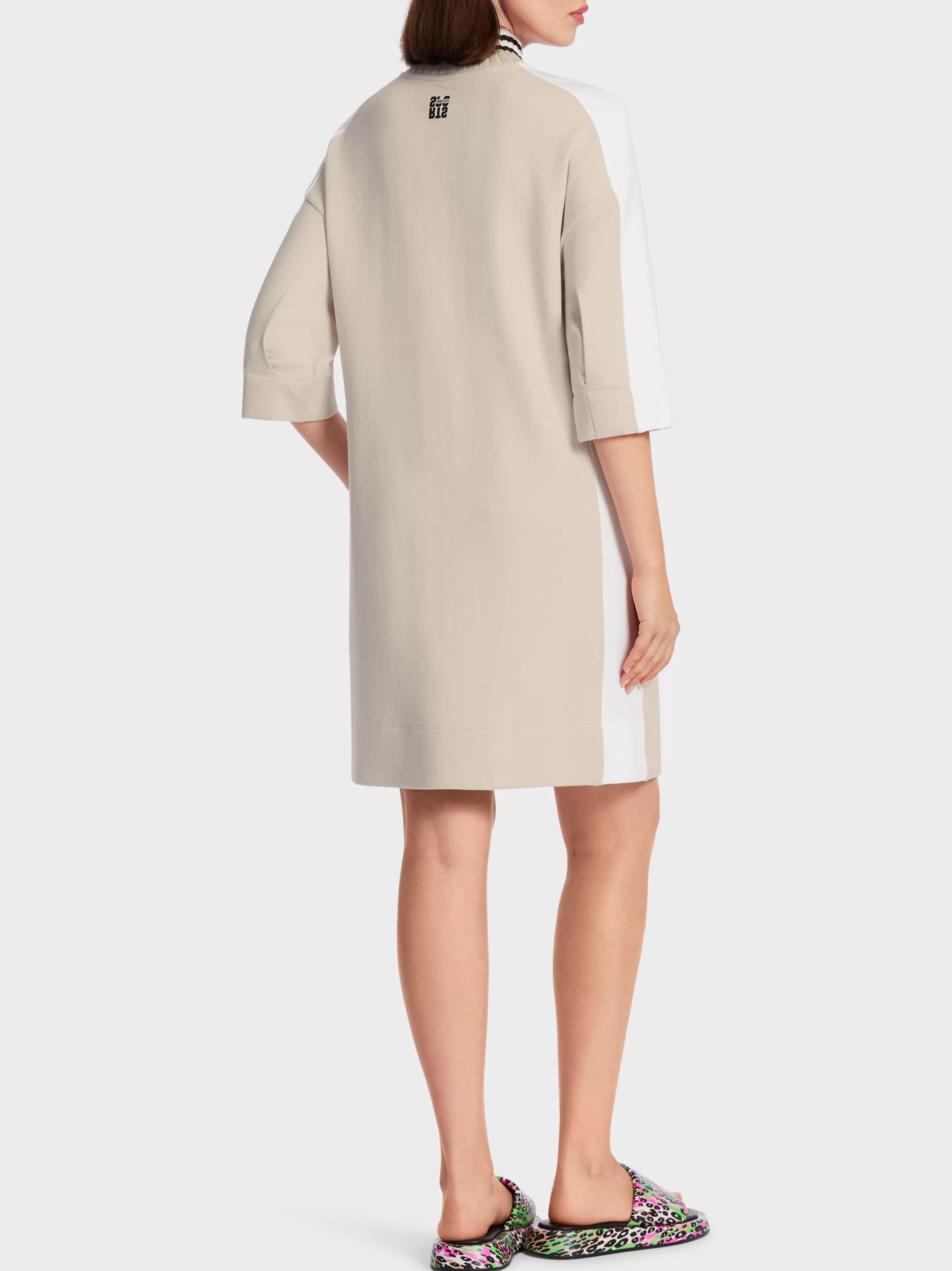 Cheap Marc Cain Sportives Kleid in A-Linie soft moon rock