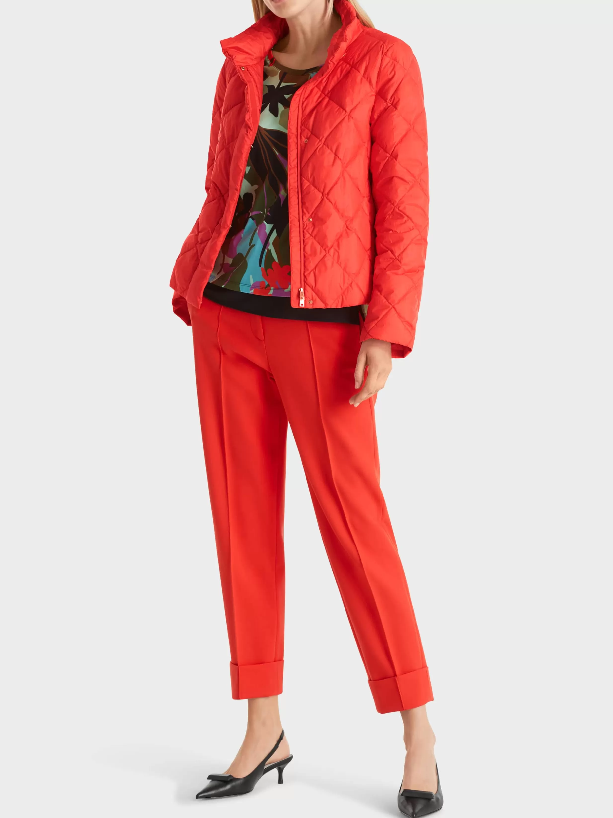 Sale Marc Cain Steppjacke "Rethink Together" bright tomato