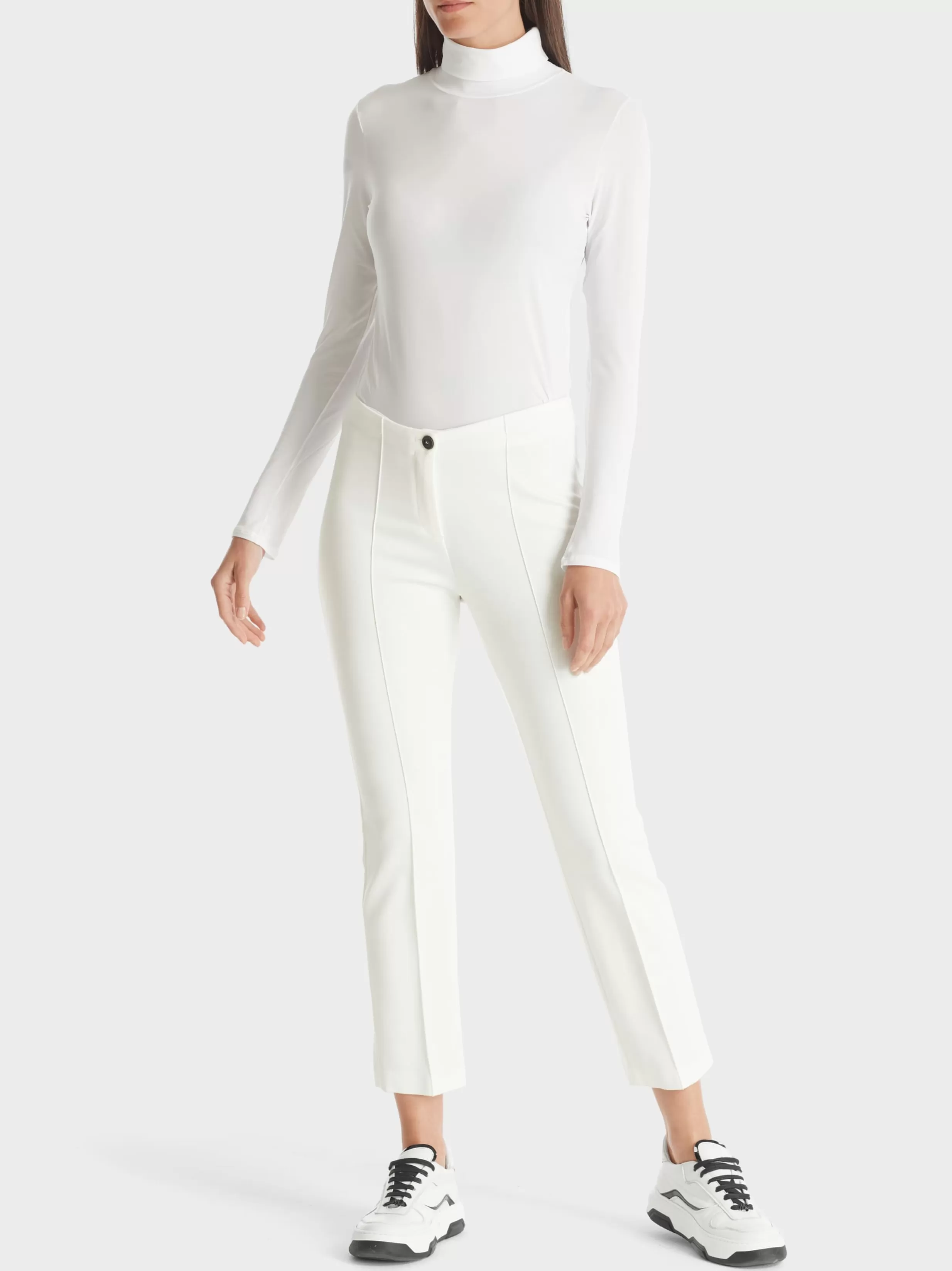 Cheap Marc Cain Stretch-Hose mit Biesen off-white