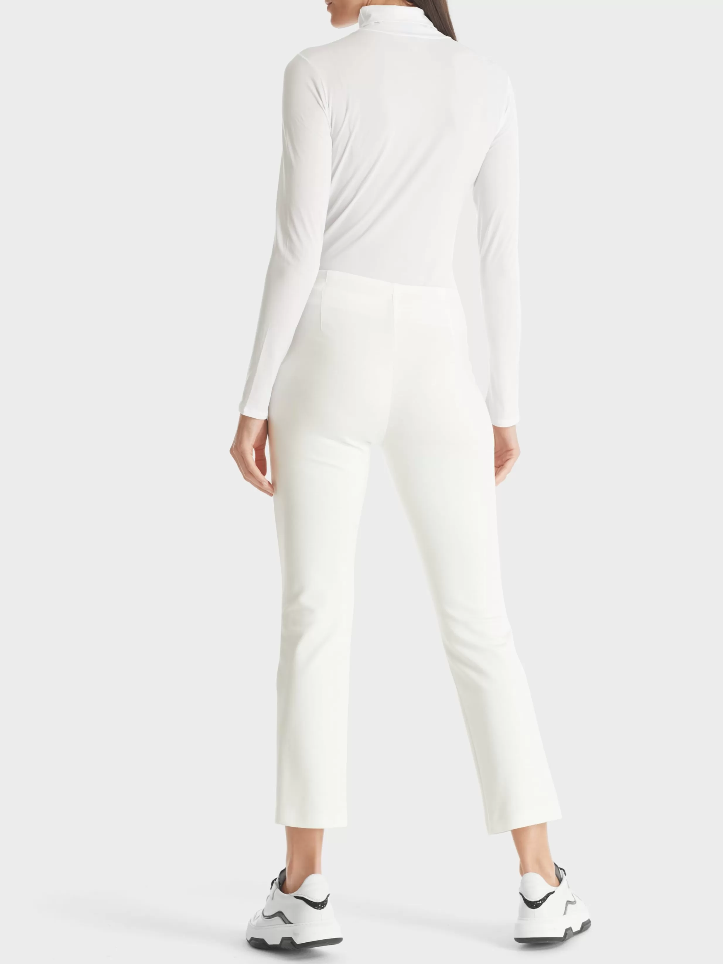 Cheap Marc Cain Stretch-Hose mit Biesen off-white