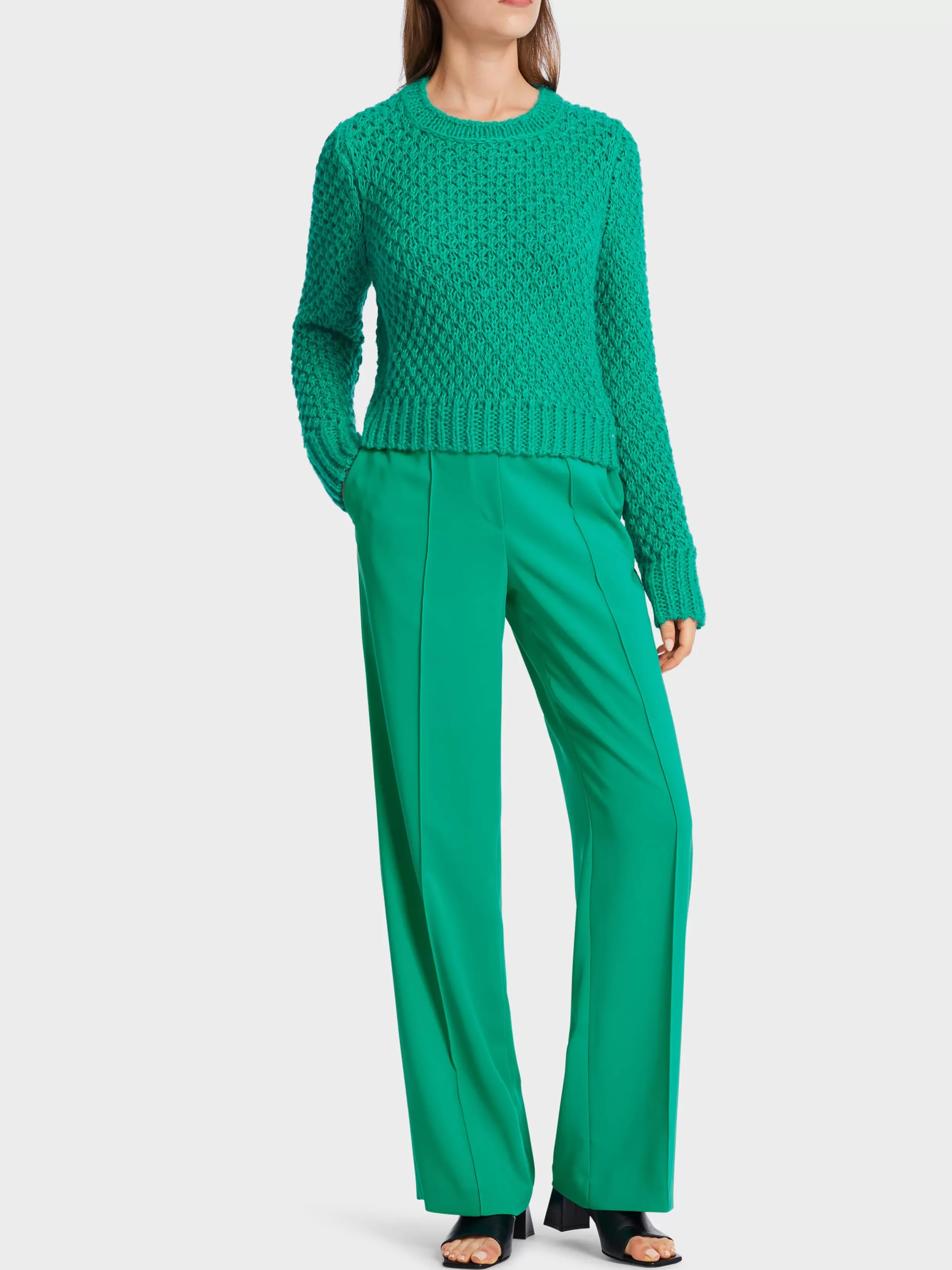 Cheap Marc Cain Strickpullover "Rethink Together" bright malachite