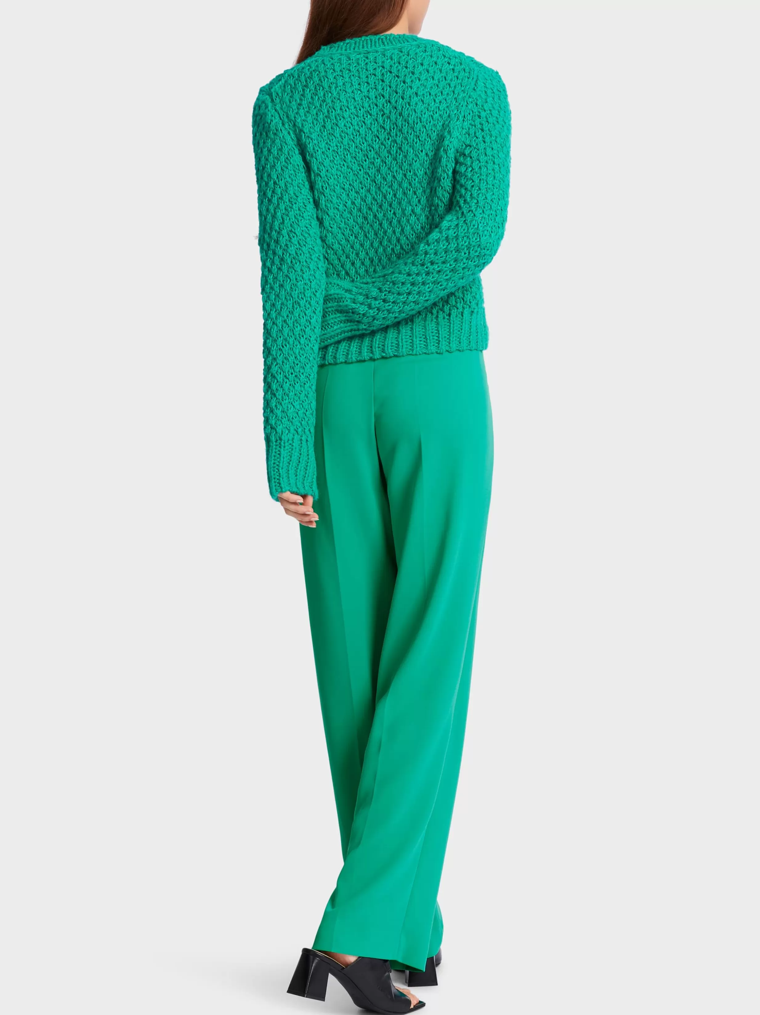 Cheap Marc Cain Strickpullover "Rethink Together" bright malachite