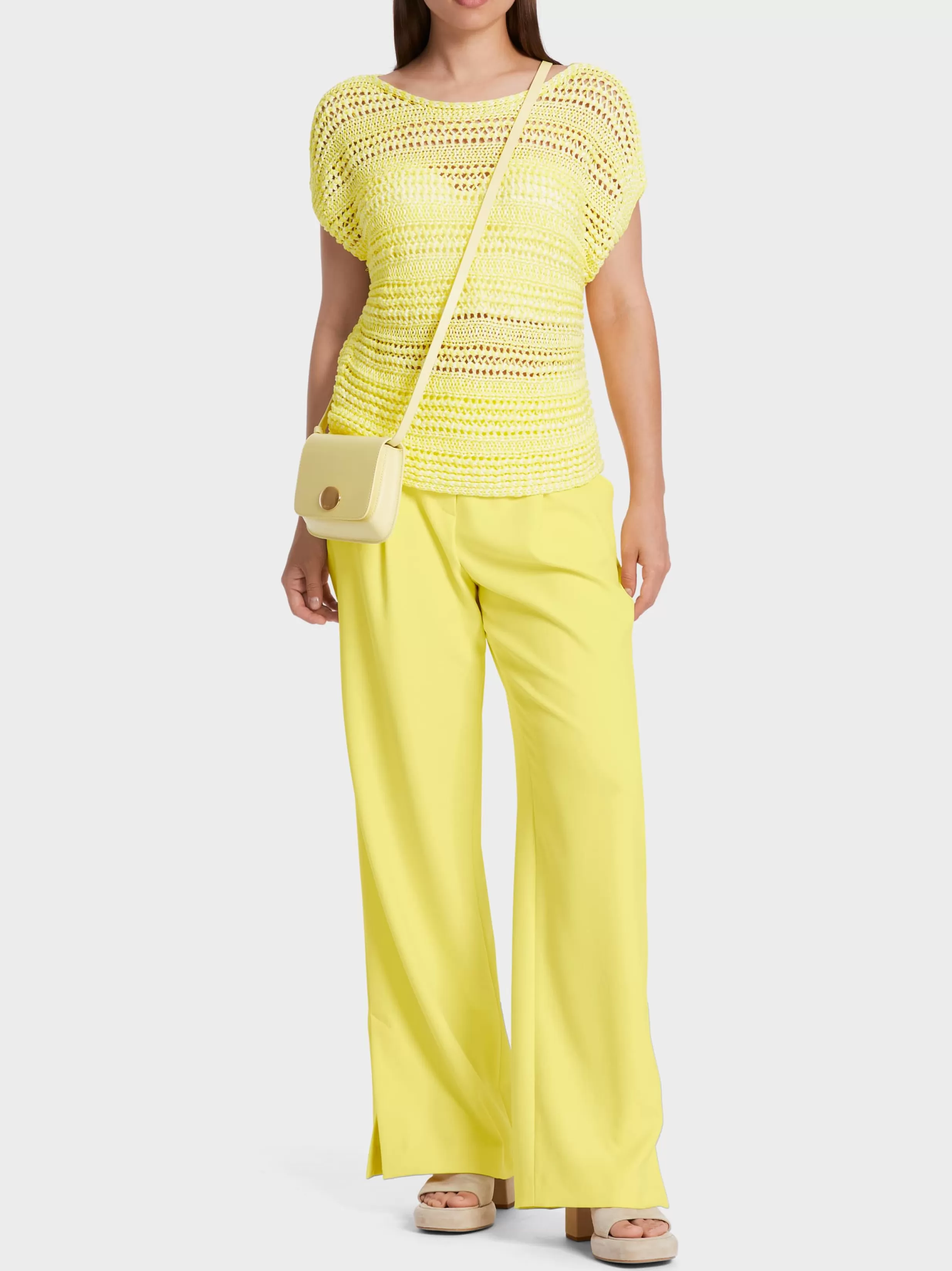 Best Marc Cain Strick-Pullunder "Rethink Together" pale lemon