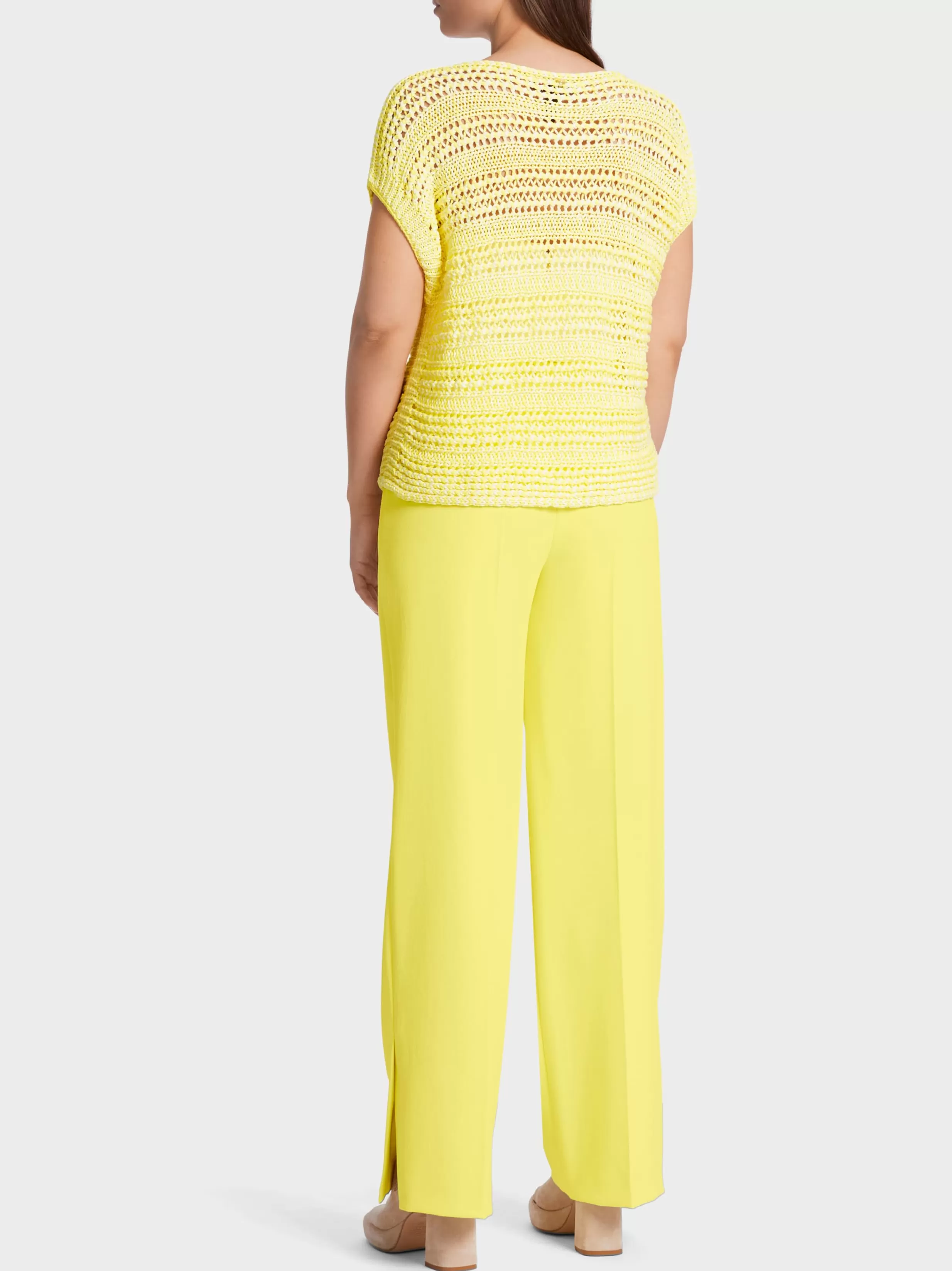 Best Marc Cain Strick-Pullunder "Rethink Together" pale lemon