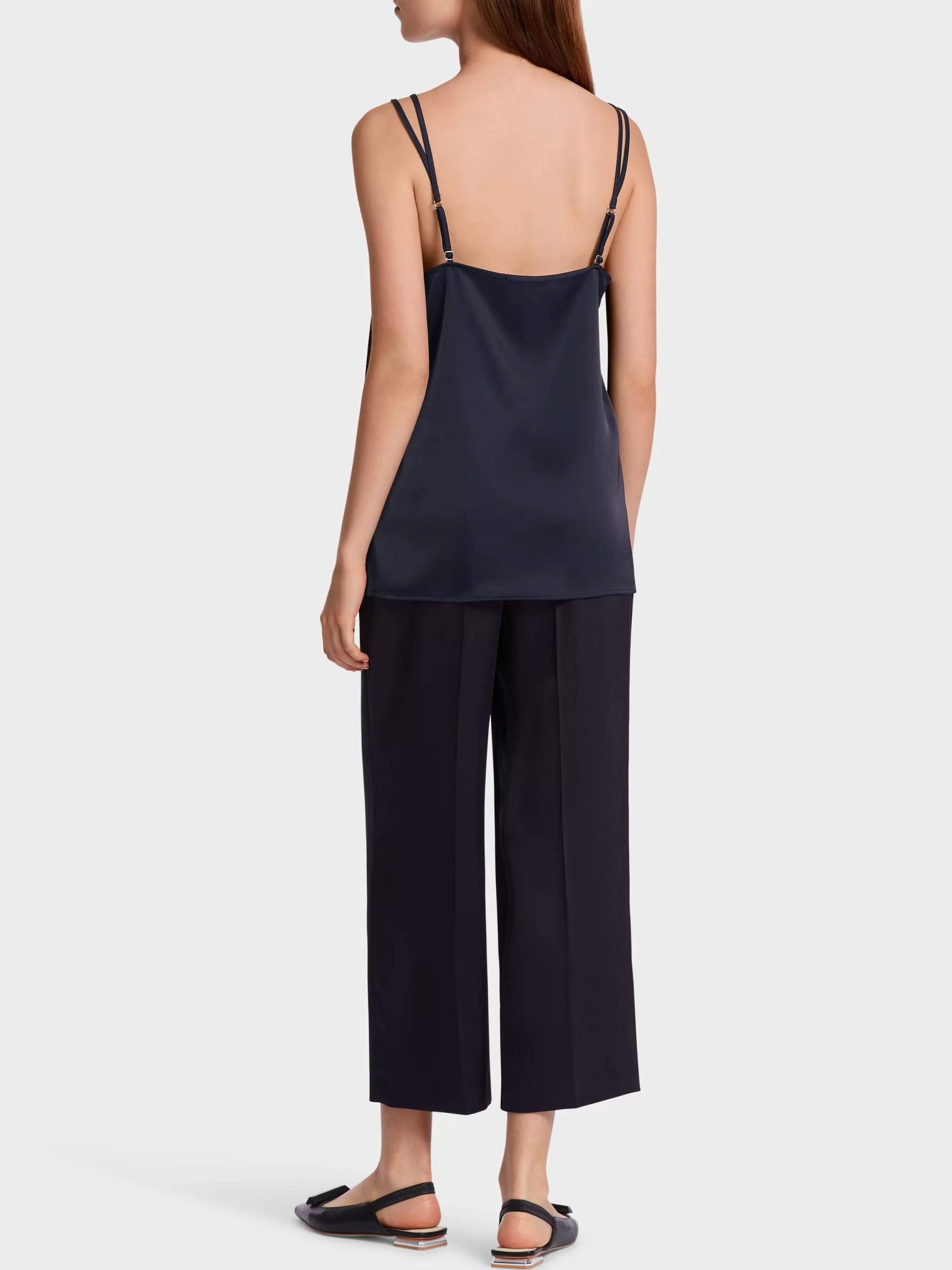 Best Marc Cain Top mit V-Neck midnight blue