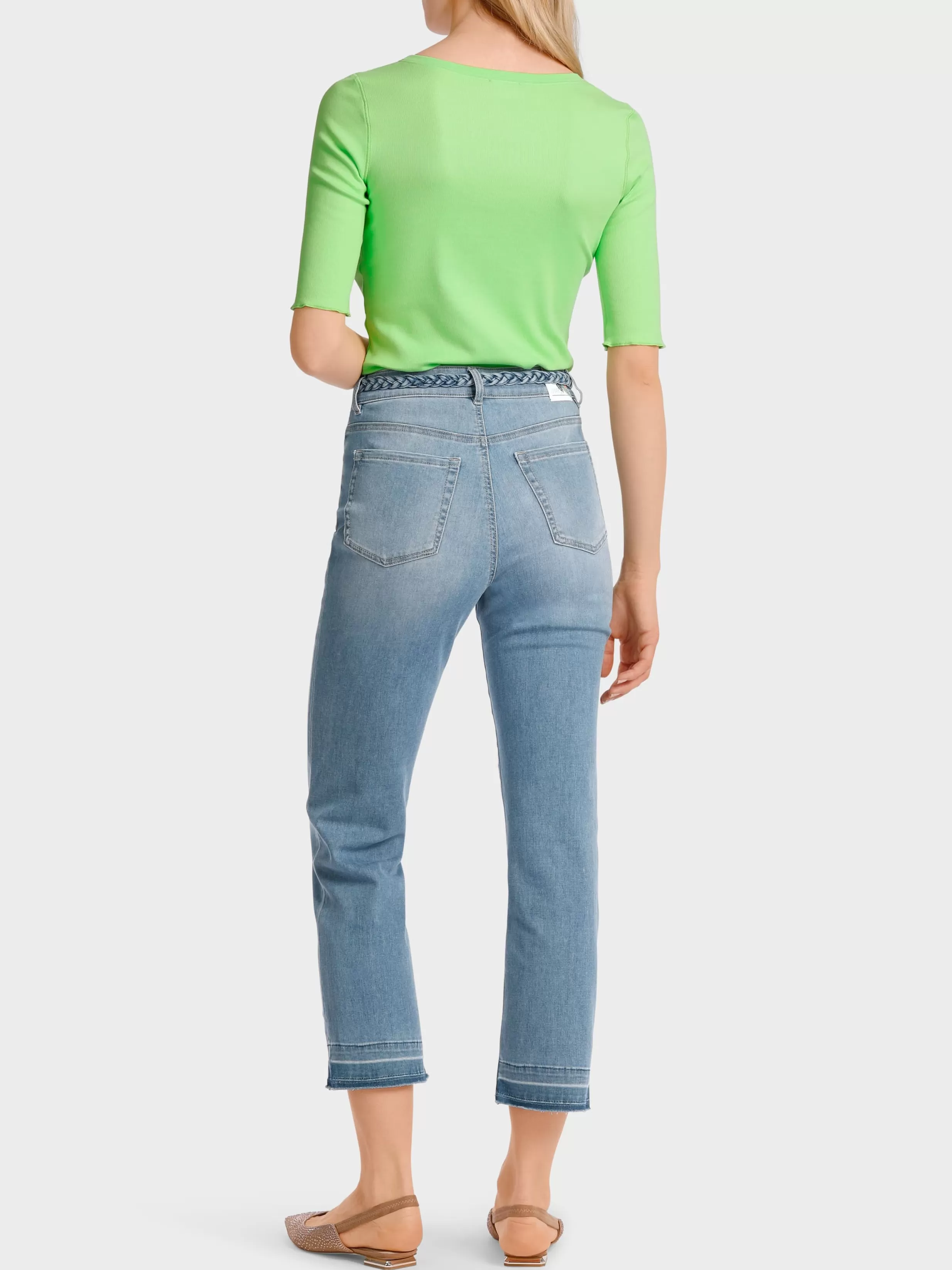 Sale Marc Cain T-Shirt mit Rundhals light apple green