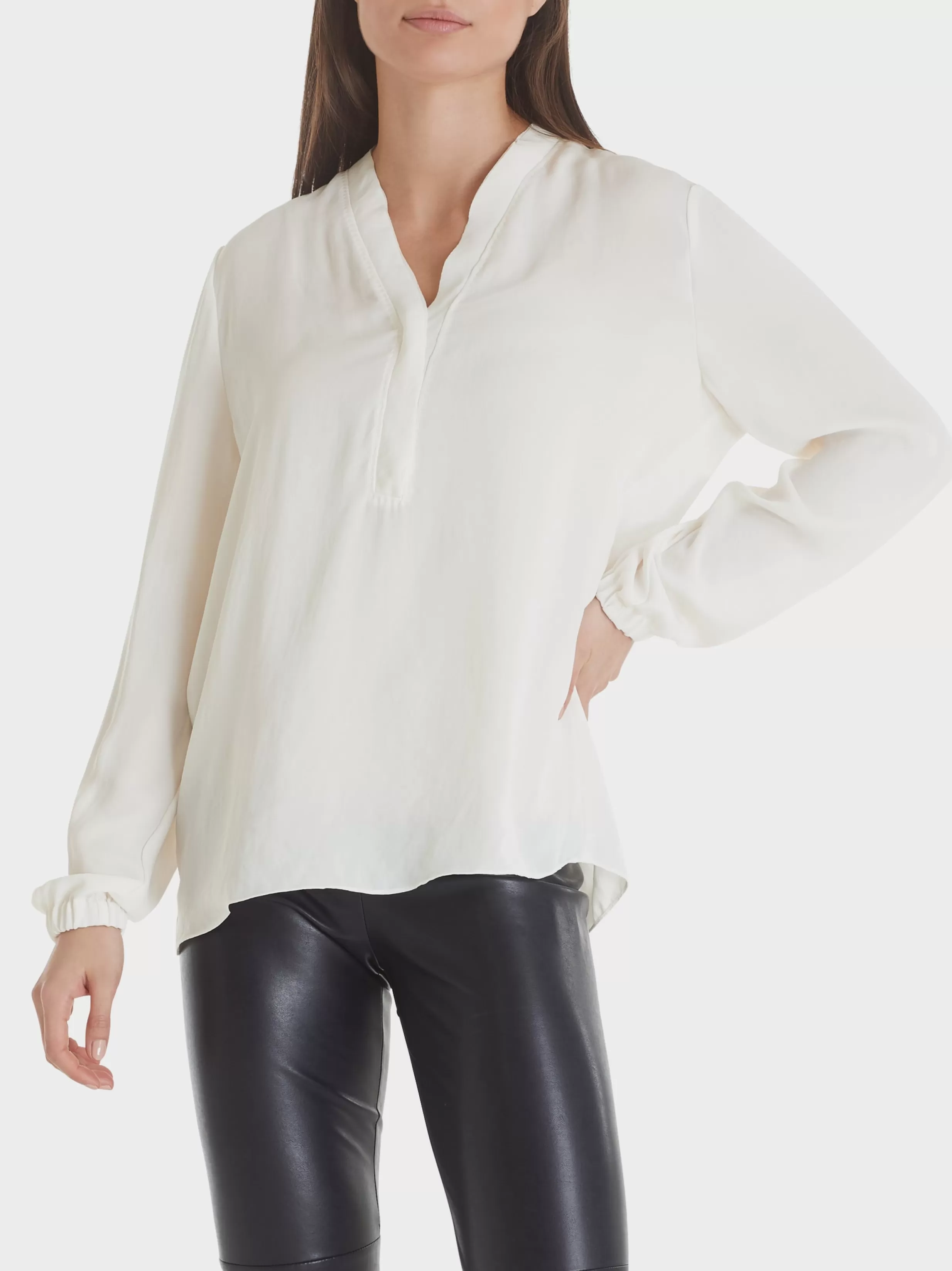 Discount Marc Cain Weite Bluse off-white