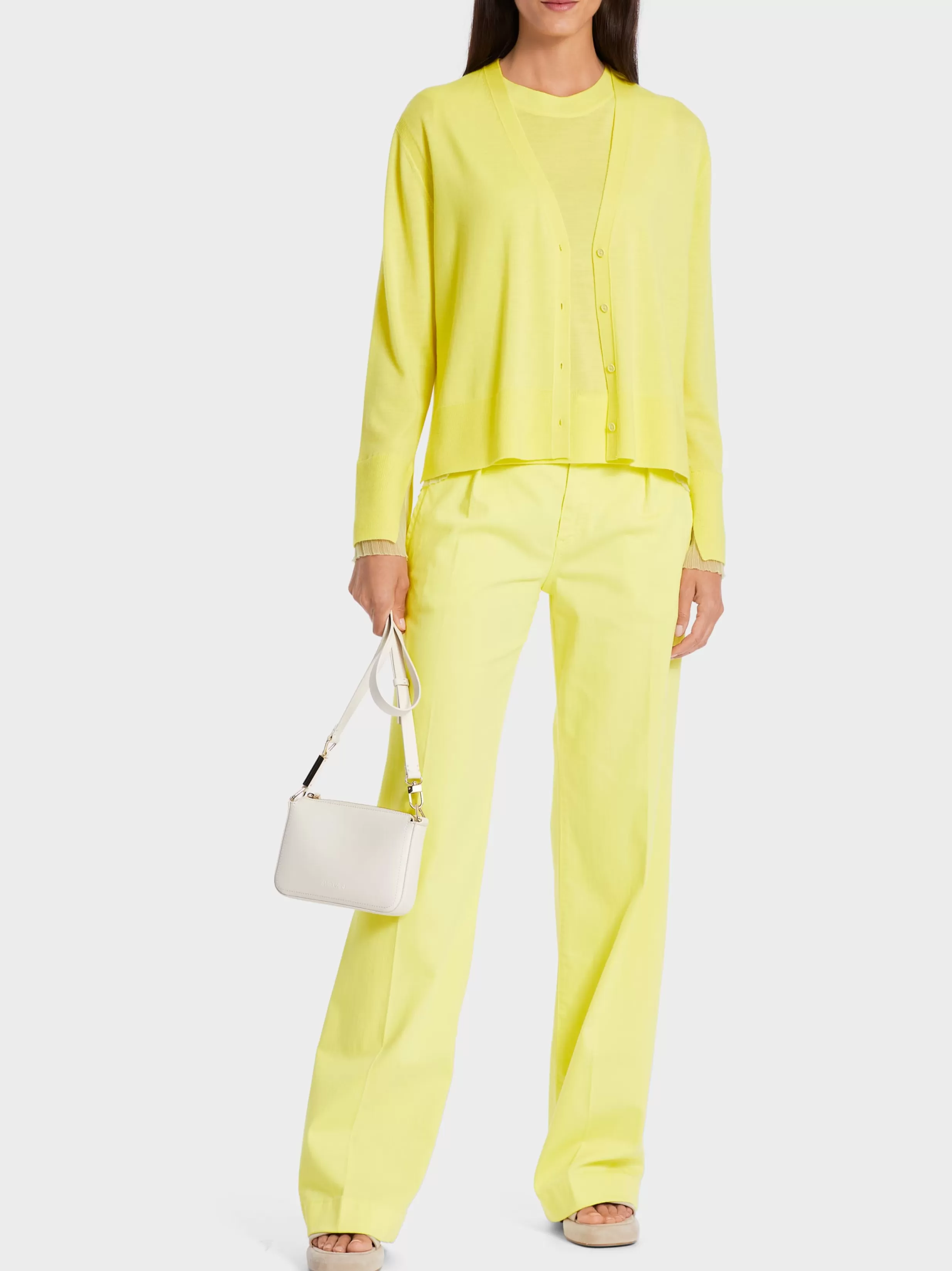 Best Marc Cain Weiter Cardigan "Rethink Together" pale lemon