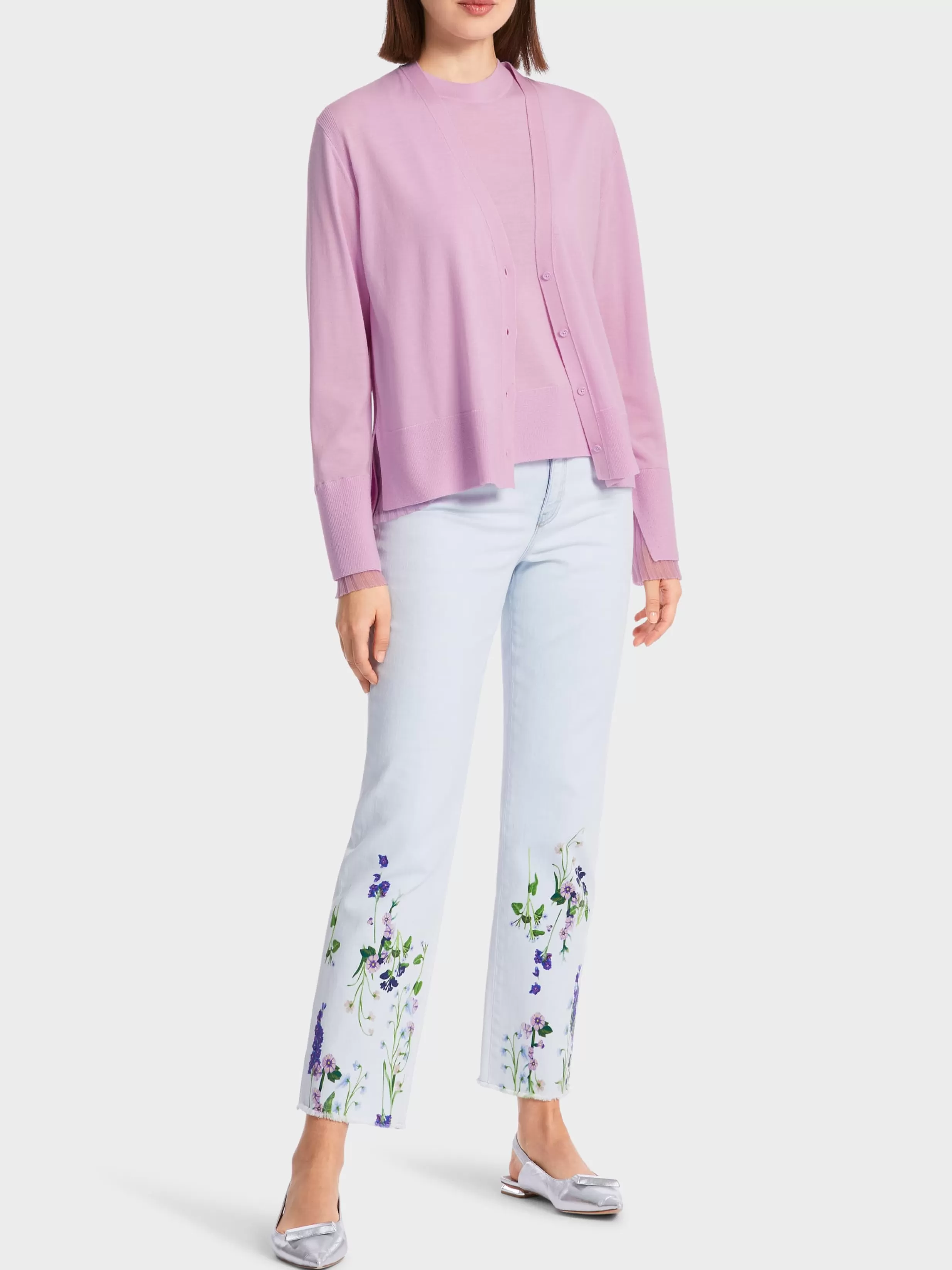 Store Marc Cain Weiter Cardigan "Rethink Together" pink lavender