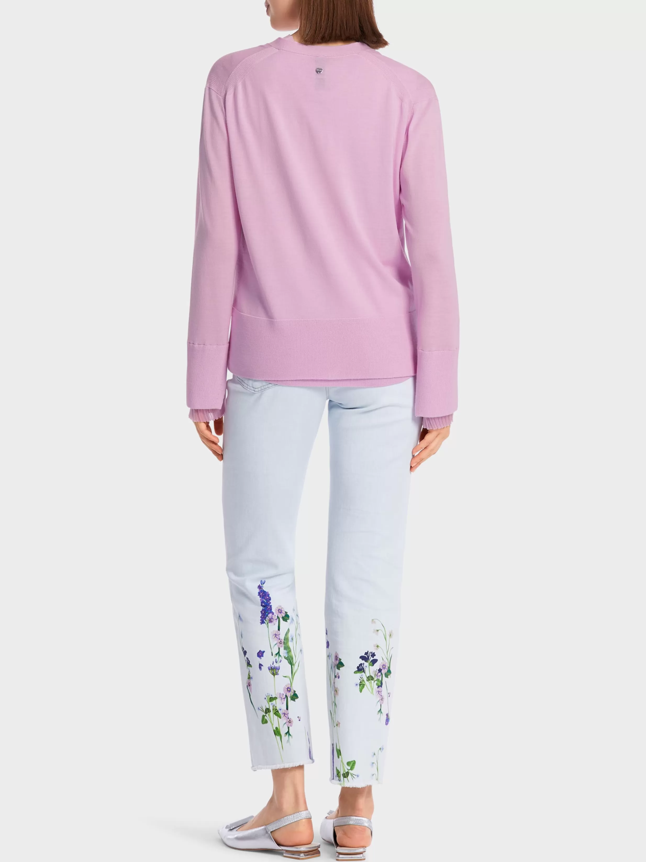 Store Marc Cain Weiter Cardigan "Rethink Together" pink lavender