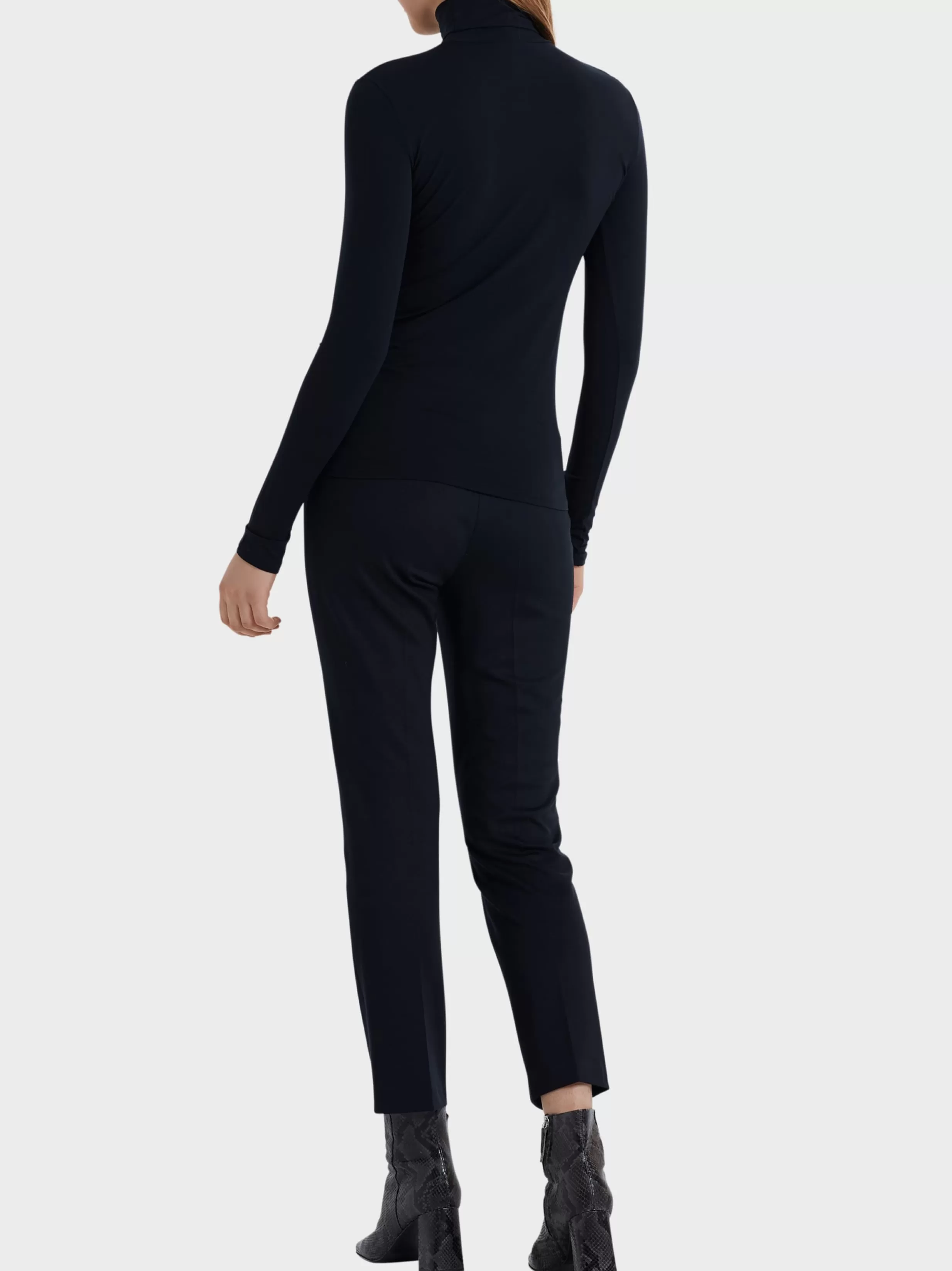 Outlet Marc Cain Zarter Rollkragenpullover midnight blue